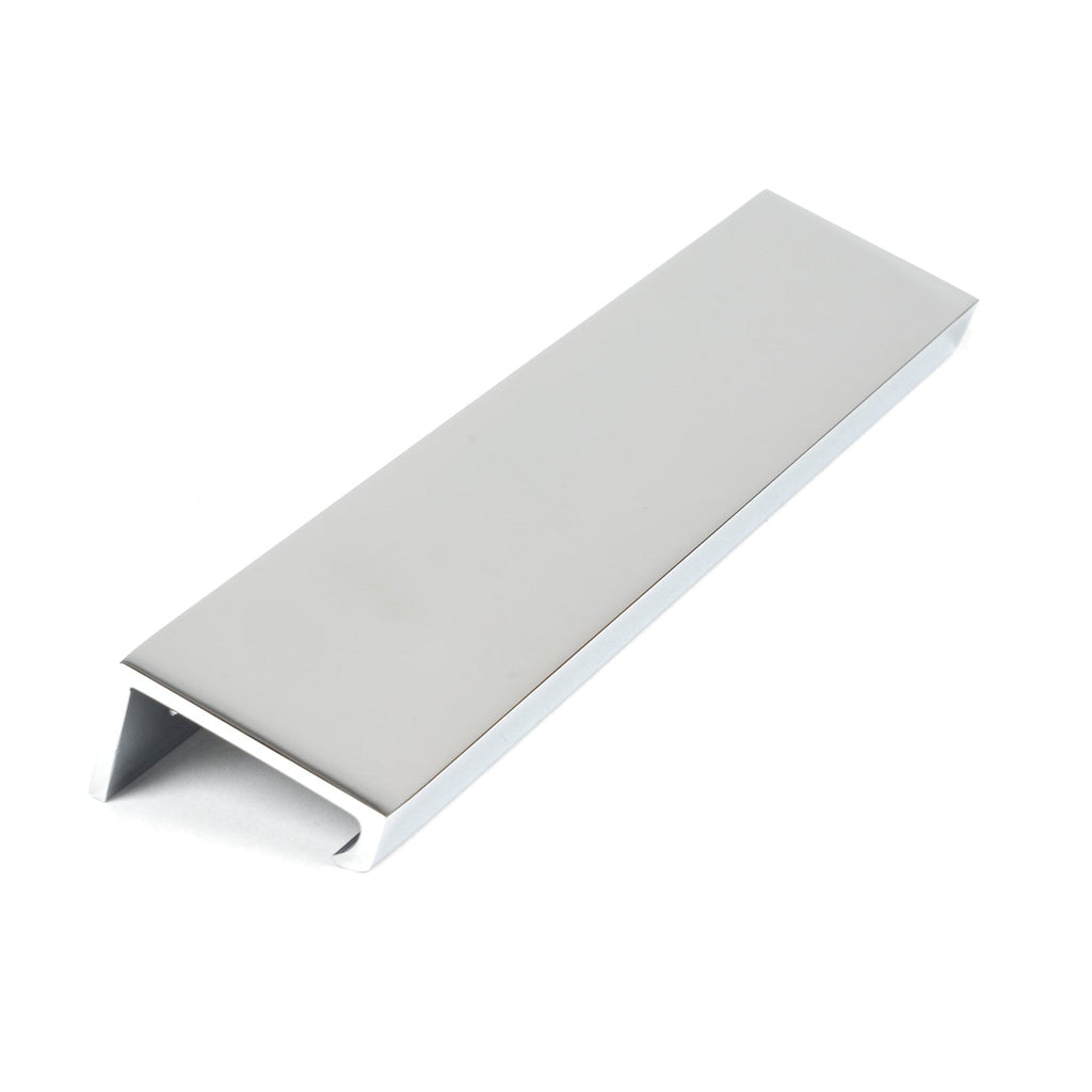 Polished Chrome 200mm Plain Edge Pull | From The Anvil-Cabinet Pulls-Yester Home