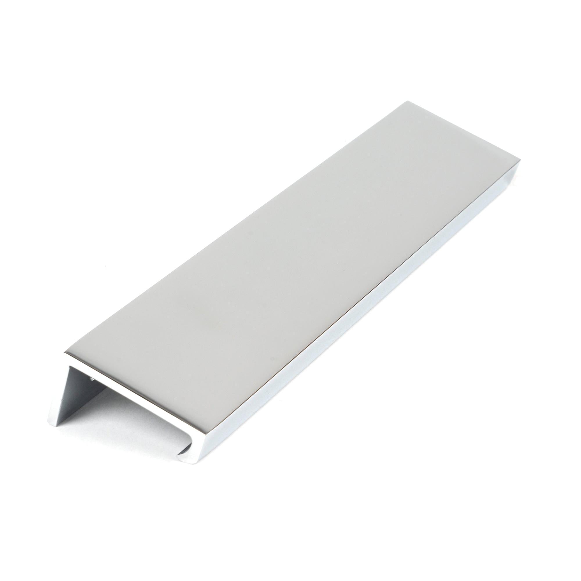 Polished Chrome 200mm Plain Edge Pull | From The Anvil - Cabinet Pulls - From The Anvil - Yester Home