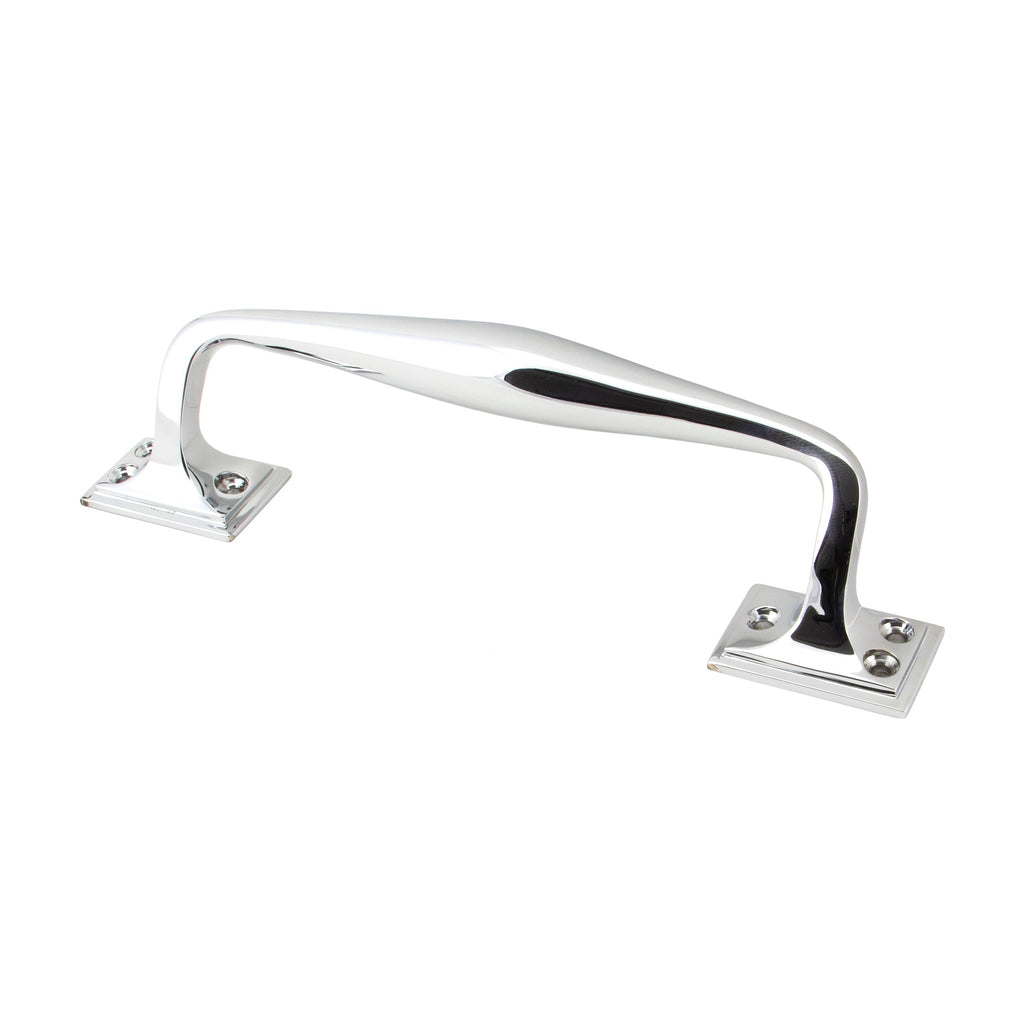 Polished Chrome 230mm Art Deco Pull Handle | From The Anvil-Pull Handles-Yester Home
