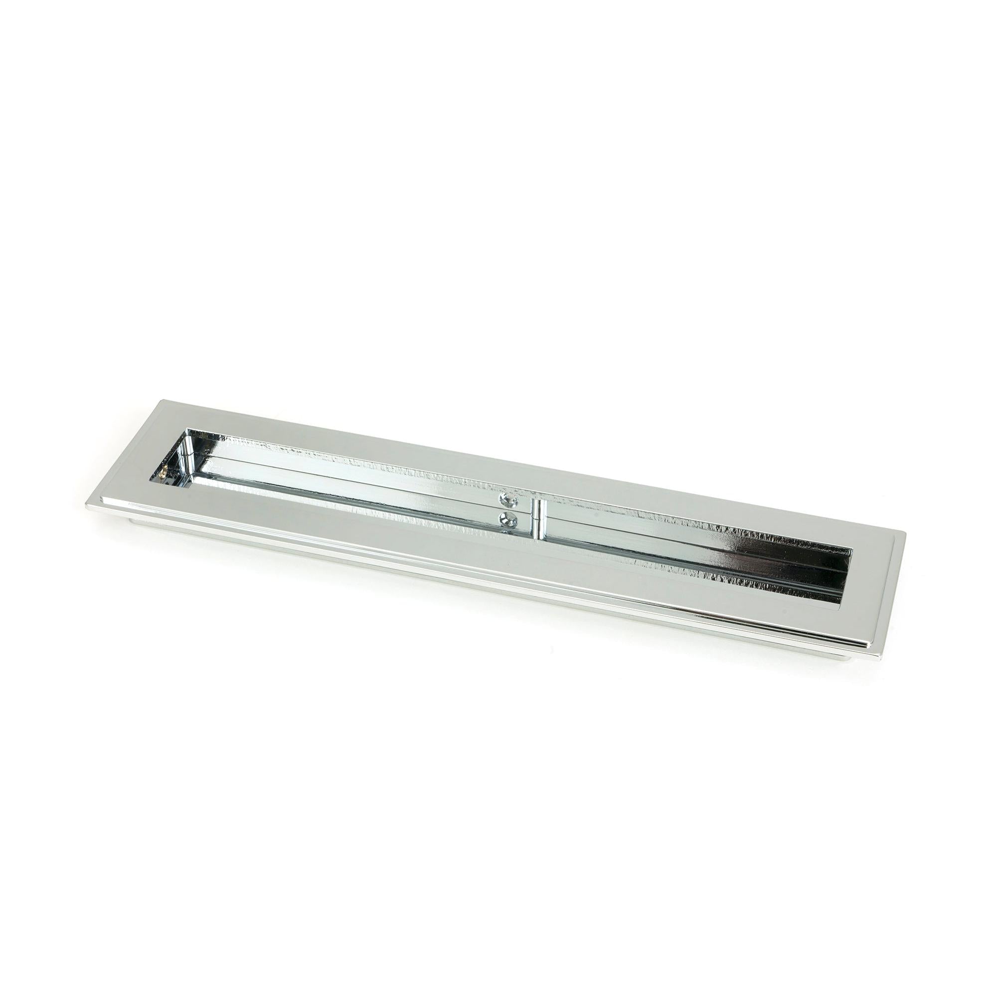 Polished Chrome 250mm Art Deco Rectangular Pull | From The Anvil - Cabinet Pulls - From The Anvil - Yester Home