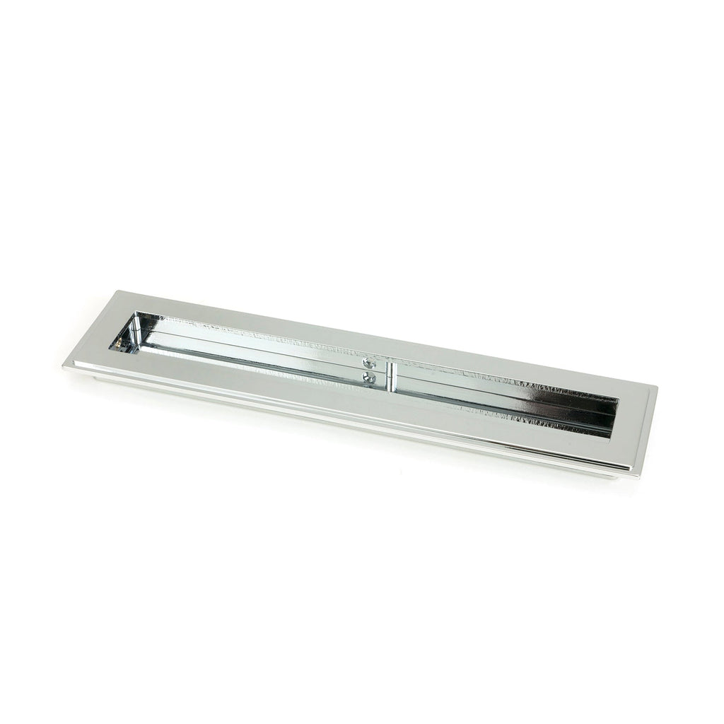 Polished Chrome 250mm Art Deco Rectangular Pull | From The Anvil-Cabinet Pulls-Yester Home