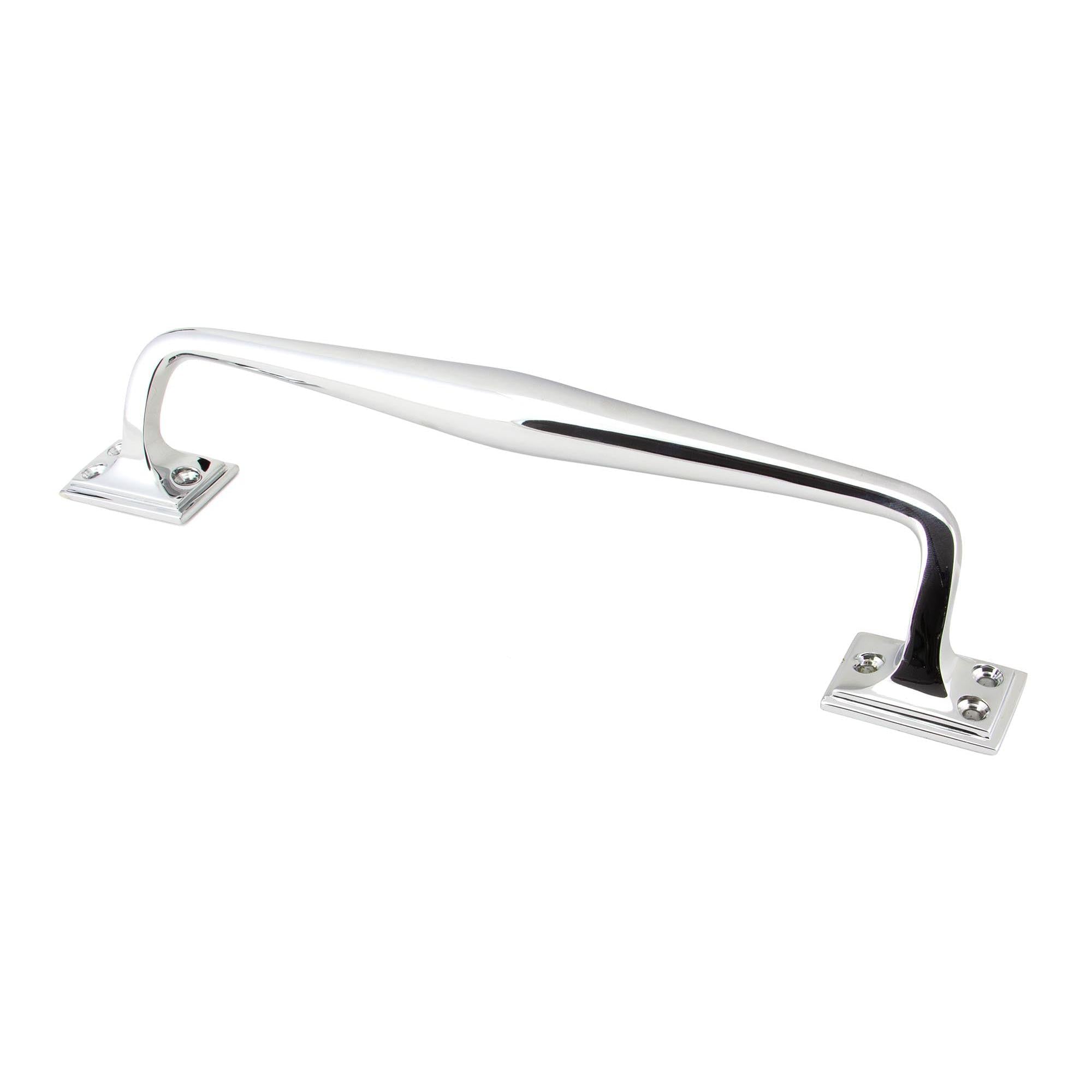Polished Chrome 300mm Art Deco Pull Handle | From The Anvil - Pull Handles - From The Anvil - Yester Home