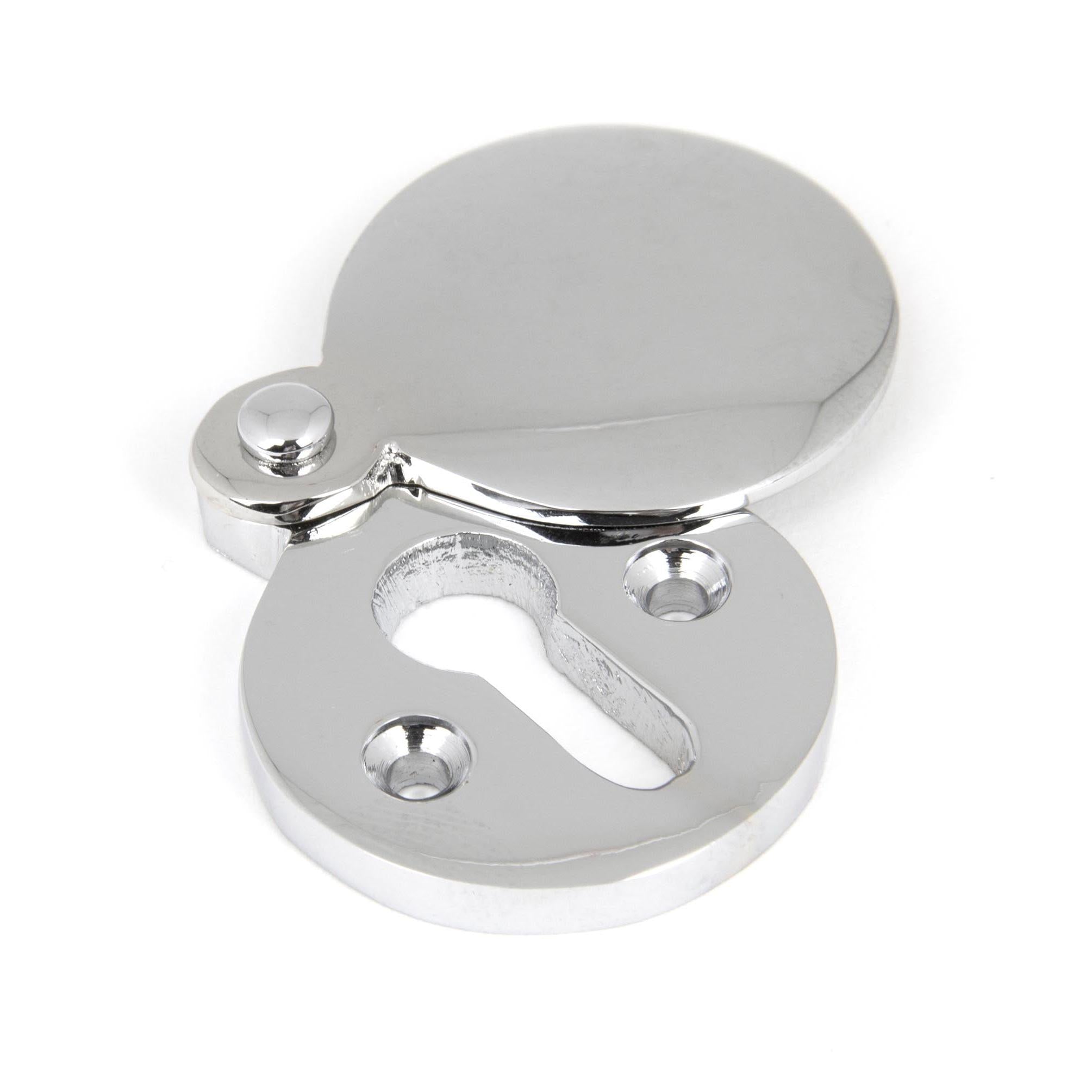Polished Chrome 30mm Round Escutcheon | From The Anvil - Escutcheons - From The Anvil - Yester Home