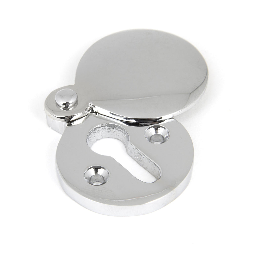 Polished Chrome 30mm Round Escutcheon | From The Anvil-Escutcheons-Yester Home