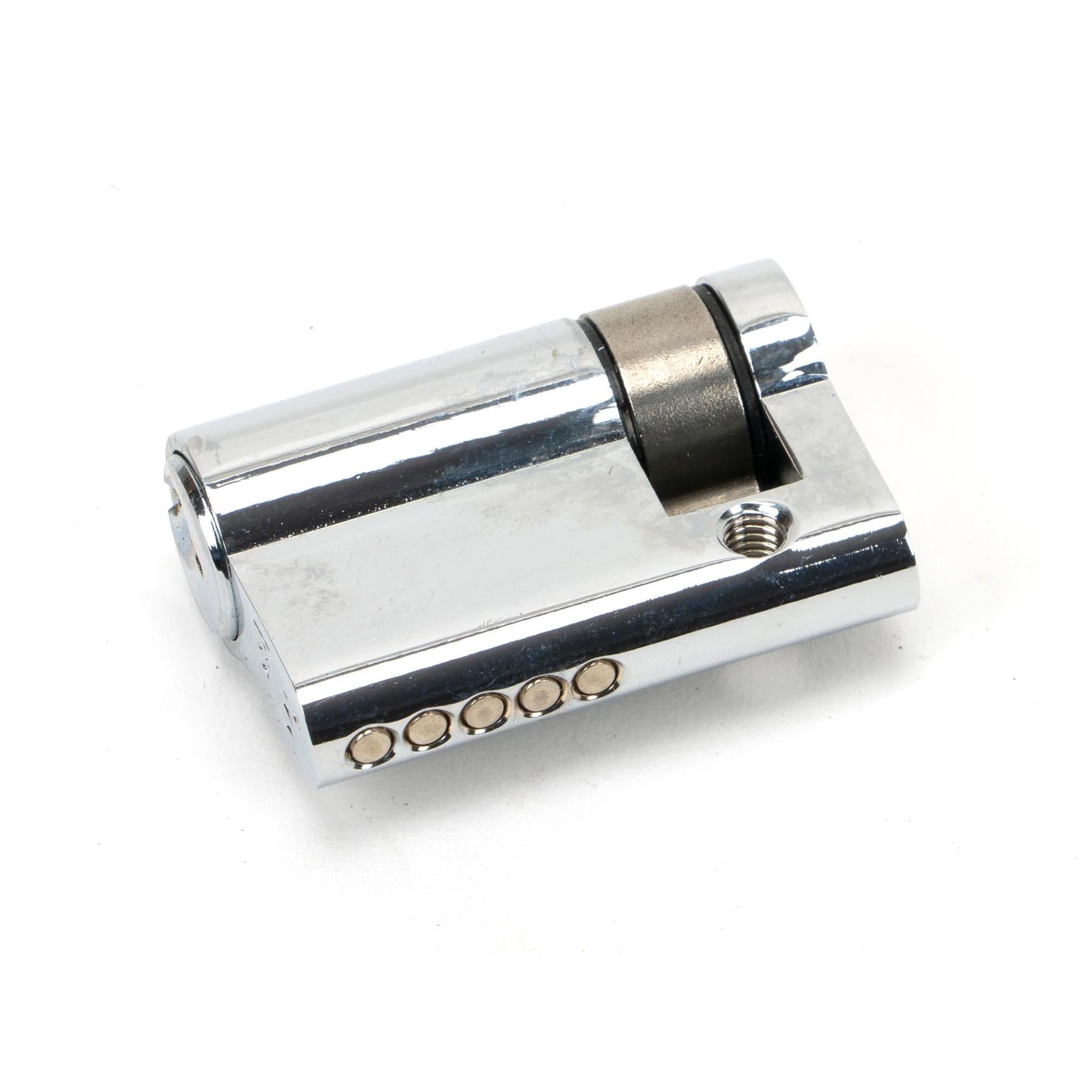 Polished Chrome 35/10 5pin Single Cylinder | From The Anvil - Euro Cylinders - From The Anvil - Yester Home