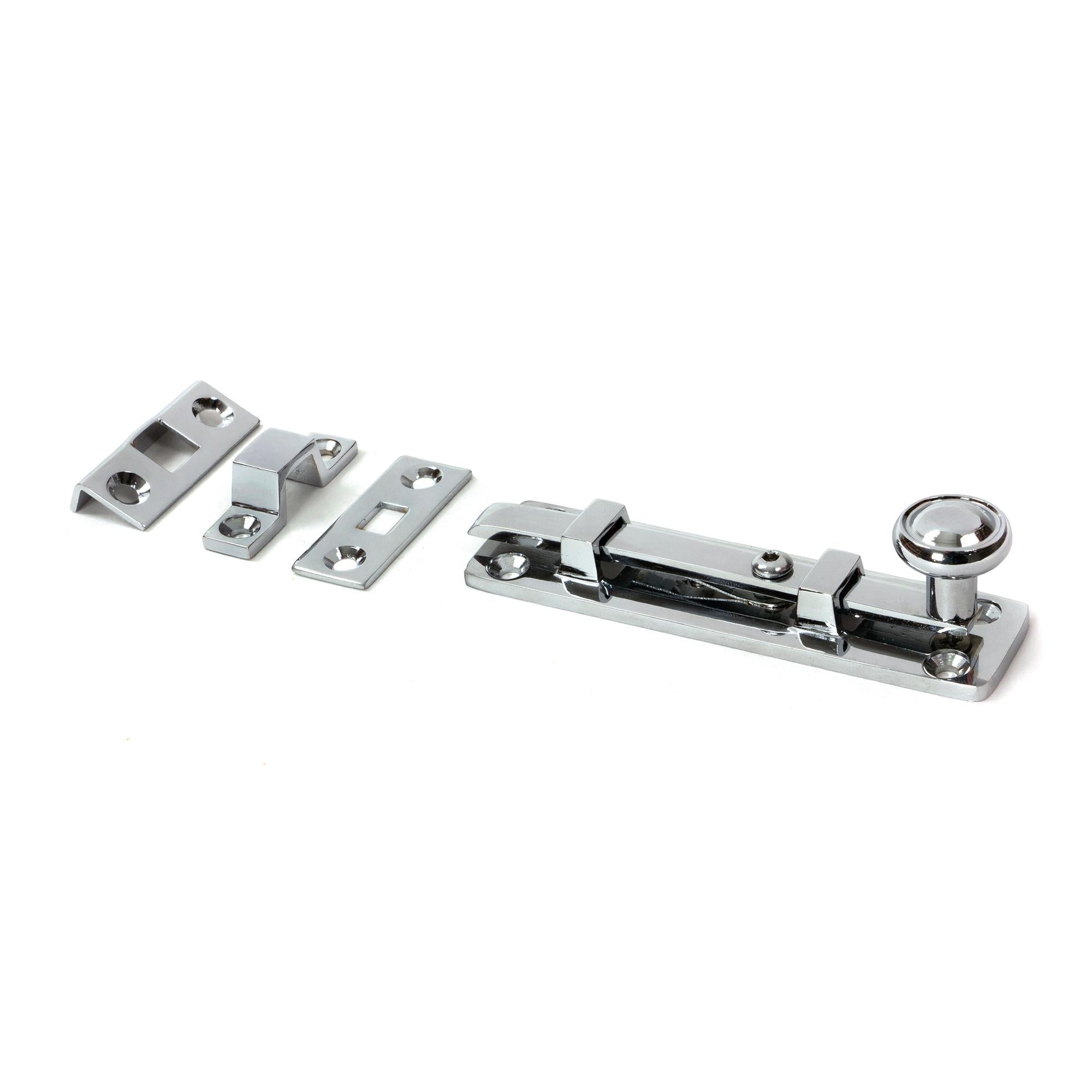 Polished Chrome 4" Universal Bolt | From The Anvil - Bolts - From The Anvil - Yester Home