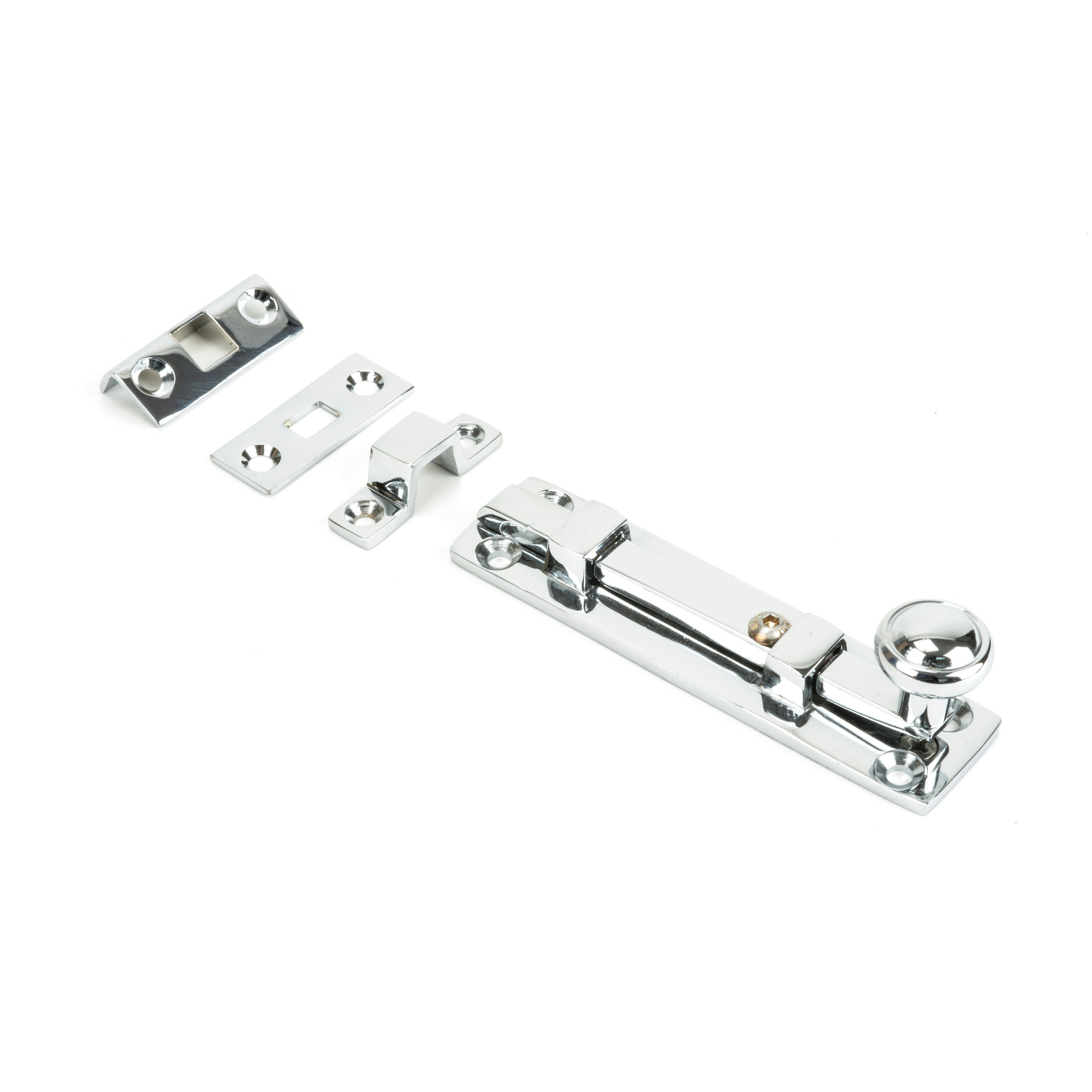 Polished Chrome 4" Universal Bolt | From The Anvil-Bolts-Yester Home