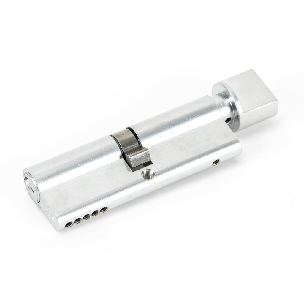 Polished Chrome 45/45 5pin Euro Cylinder/Thumbturn | From The Anvil-Euro Cylinders-Yester Home