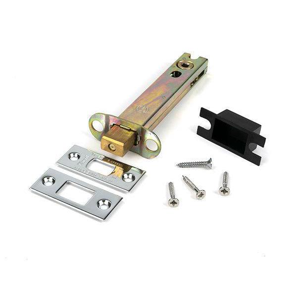Polished Chrome 5" Heavy Duty Tubular Deadbolt - Deadlocks & Deadbolts - From The Anvil - Yester Home