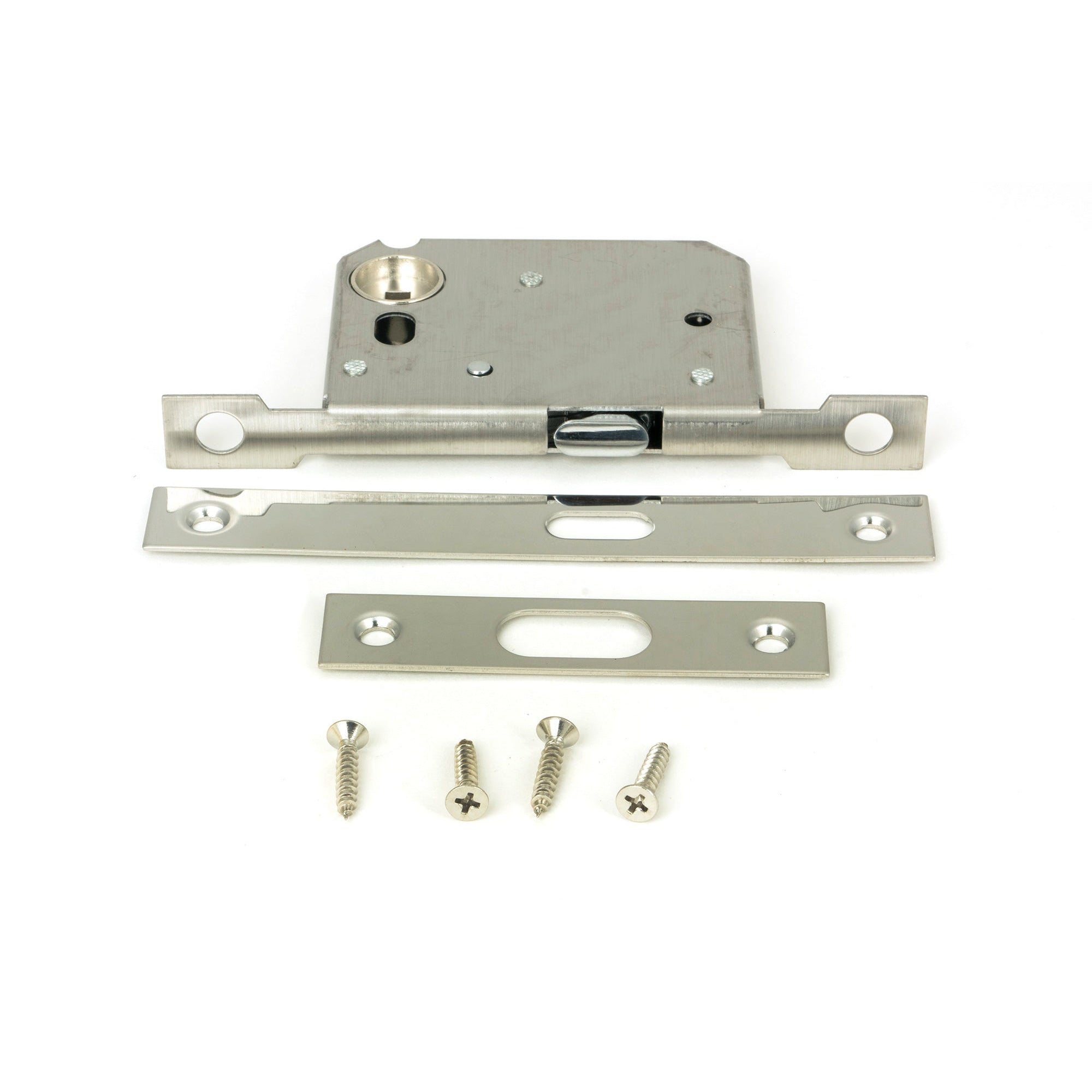 Polished Chrome 50mm Sliding Door Lock | From The Anvil-Sliding Door Locks-Yester Home