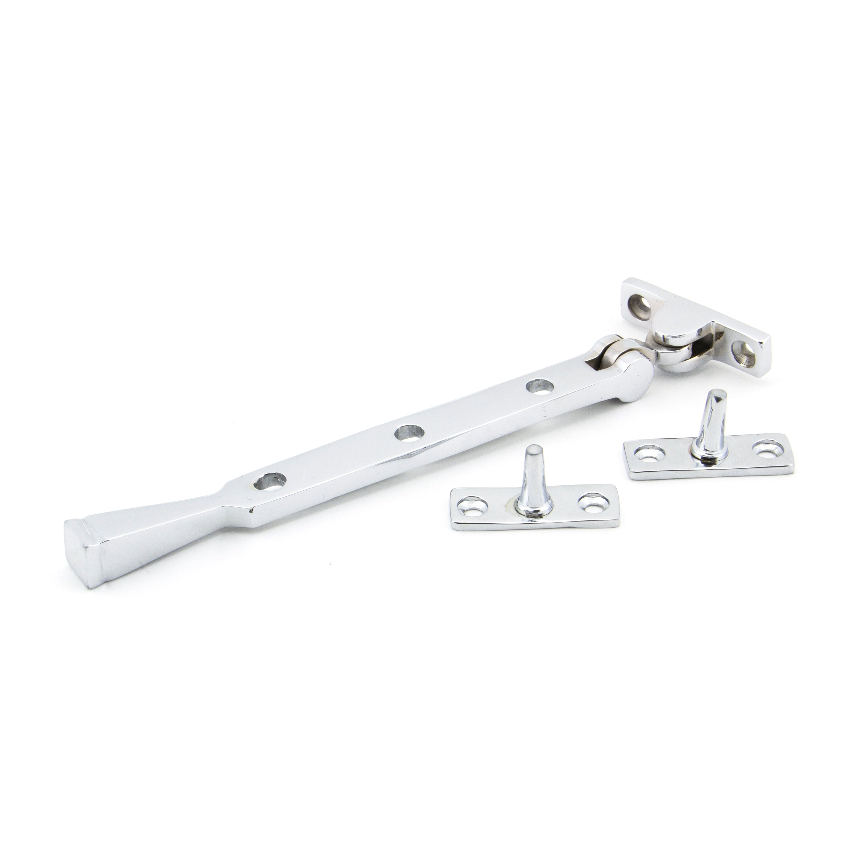 Polished Chrome 8" Avon Stay | From The Anvil-Stays-Yester Home