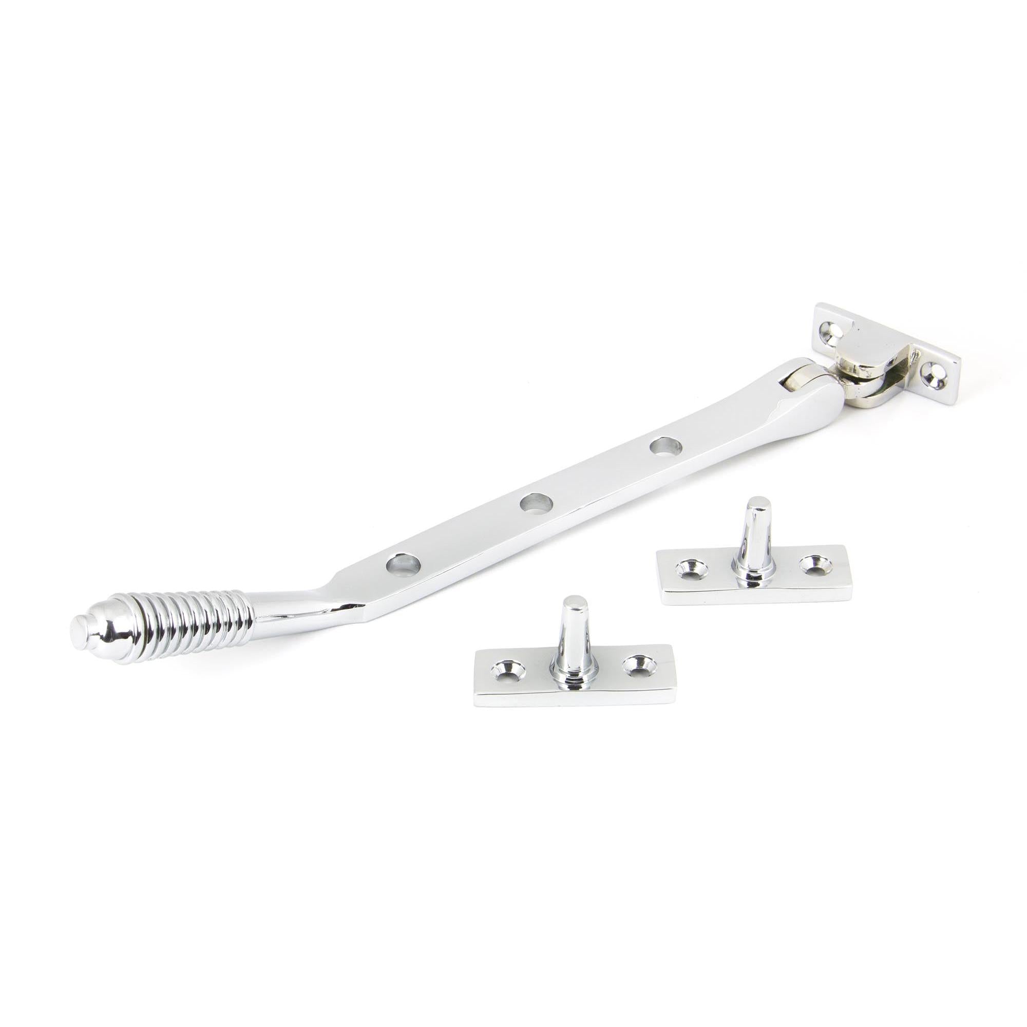 Polished Chrome 8" Reeded Stay | From The Anvil - Stays - From The Anvil - Yester Home