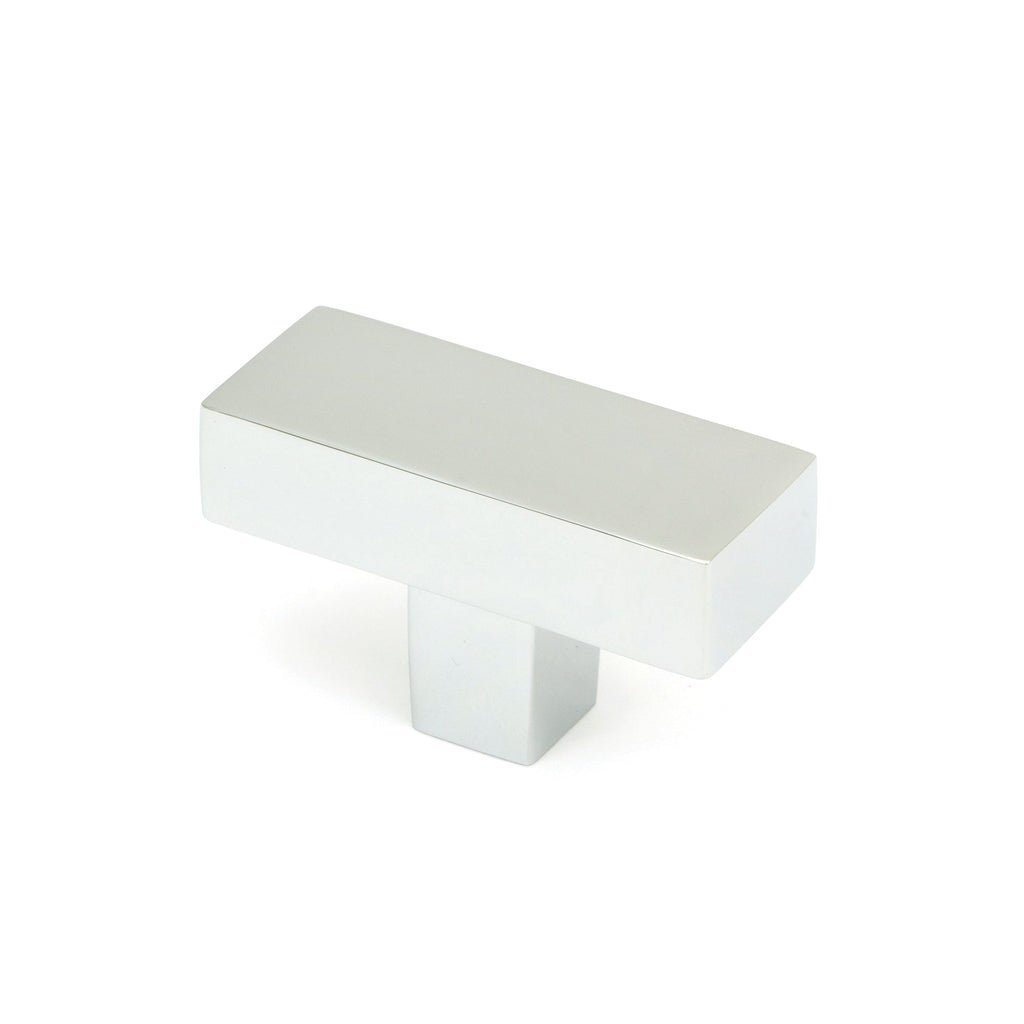 Polished Chrome Albers T-Bar | From The Anvil-Cabinet Knobs-Yester Home