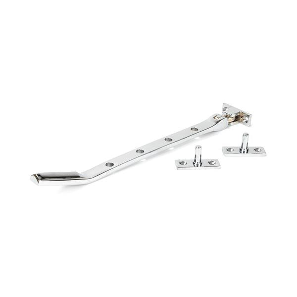 Polished Chrome Art Deco 10" Stay - Stays - From The Anvil - Yester Home