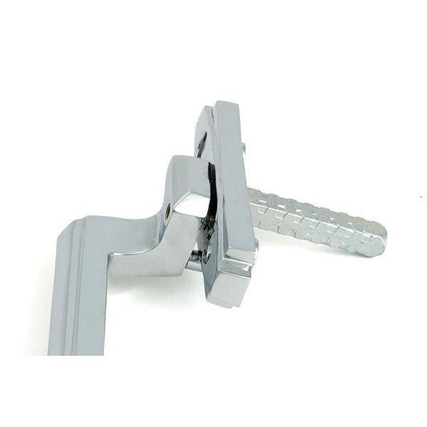 Polished Chrome Art Deco Espag - LH - Espag. Fasteners - From The Anvil - Yester Home
