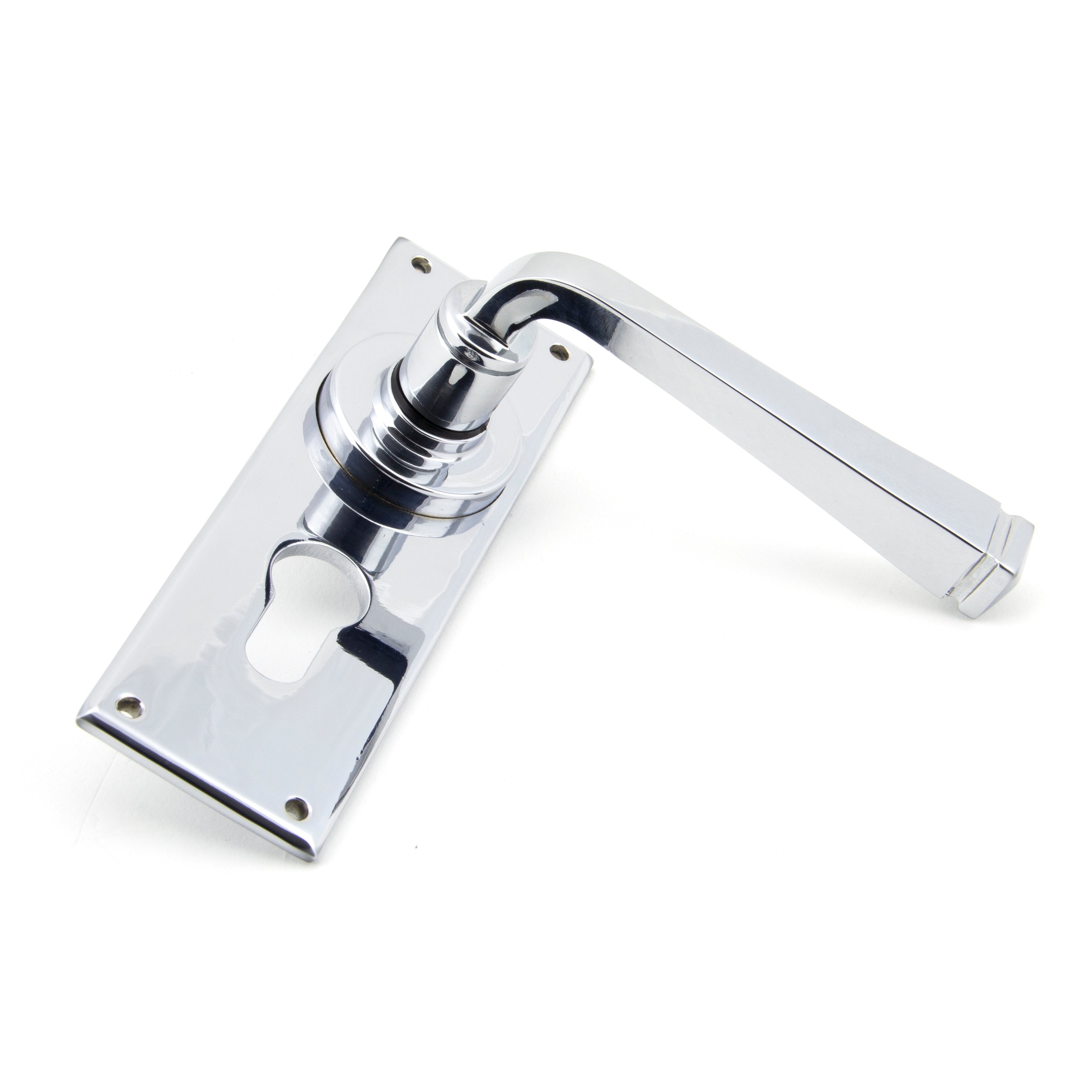 Polished Chrome Avon Lever Euro Lock Set | From The Anvil-Lever Euro-Yester Home