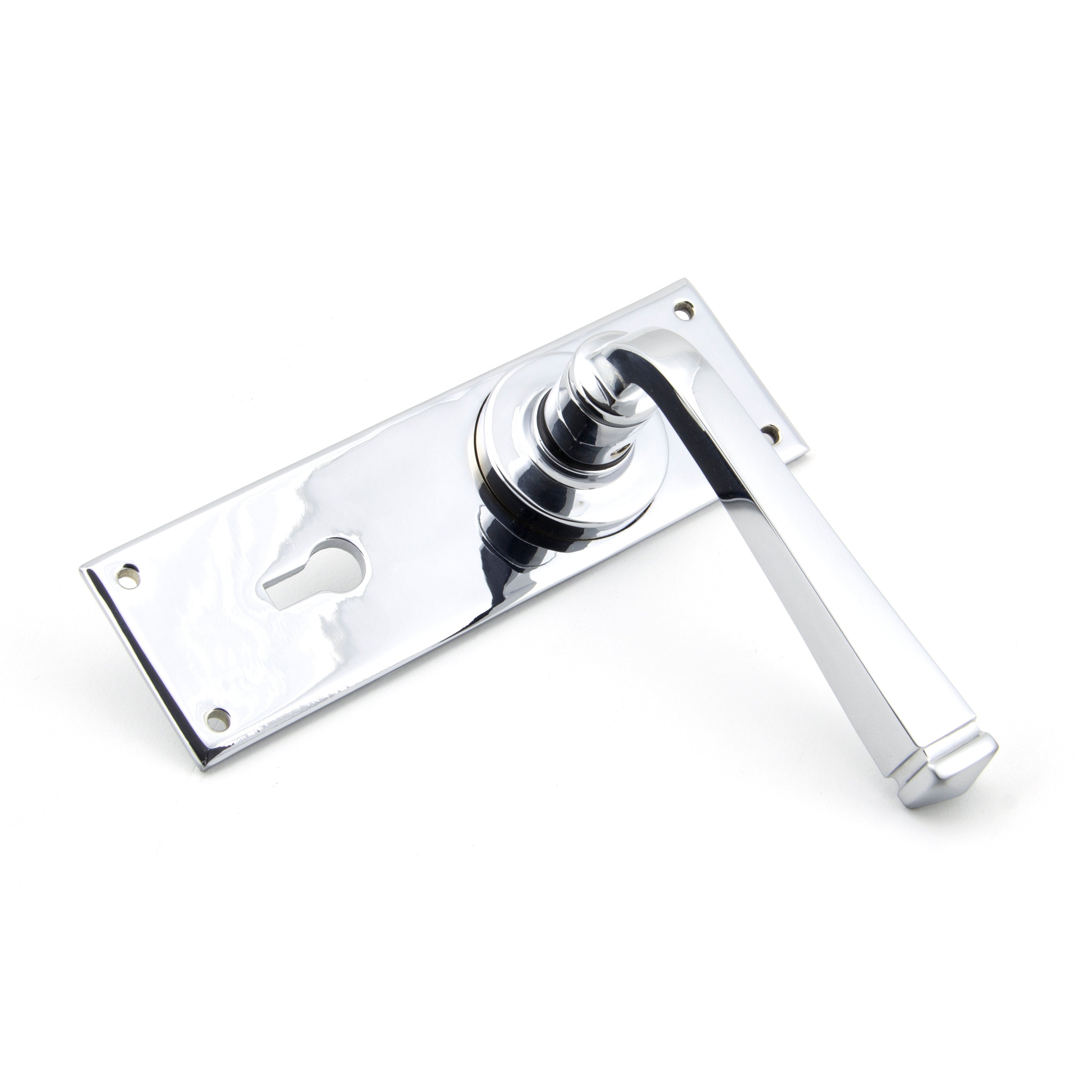 Polished Chrome Avon Lever Lock Set | From The Anvil-Lever Lock-Yester Home