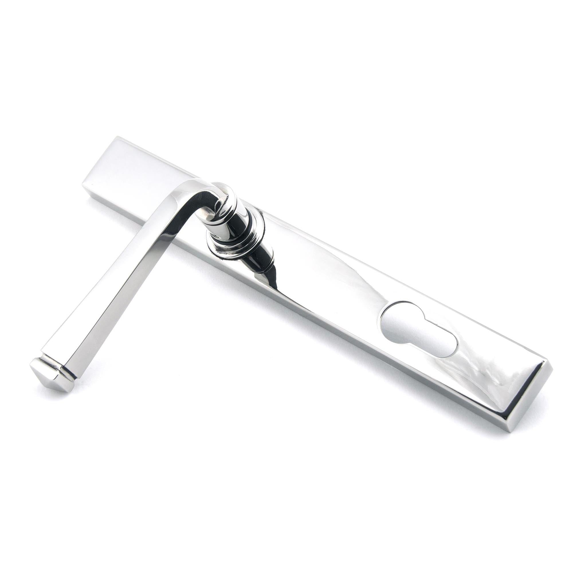 Polished Chrome Avon Slimline Lever Espag. Lock Set | From The Anvil - Espagnolette - From The Anvil - Yester Home