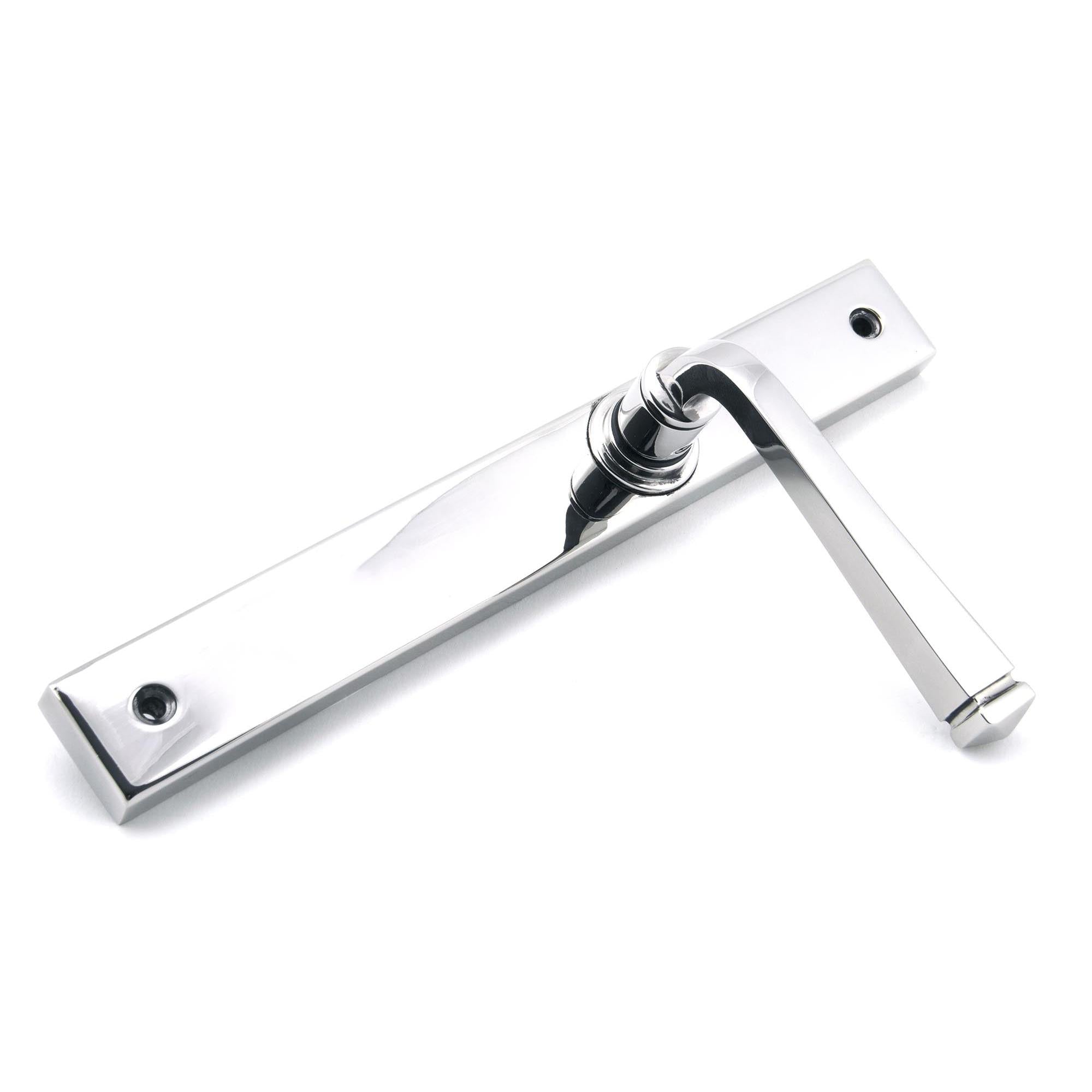 Polished Chrome Avon Slimline Lever Latch Set | From The Anvil - Espagnolette - From The Anvil - Yester Home