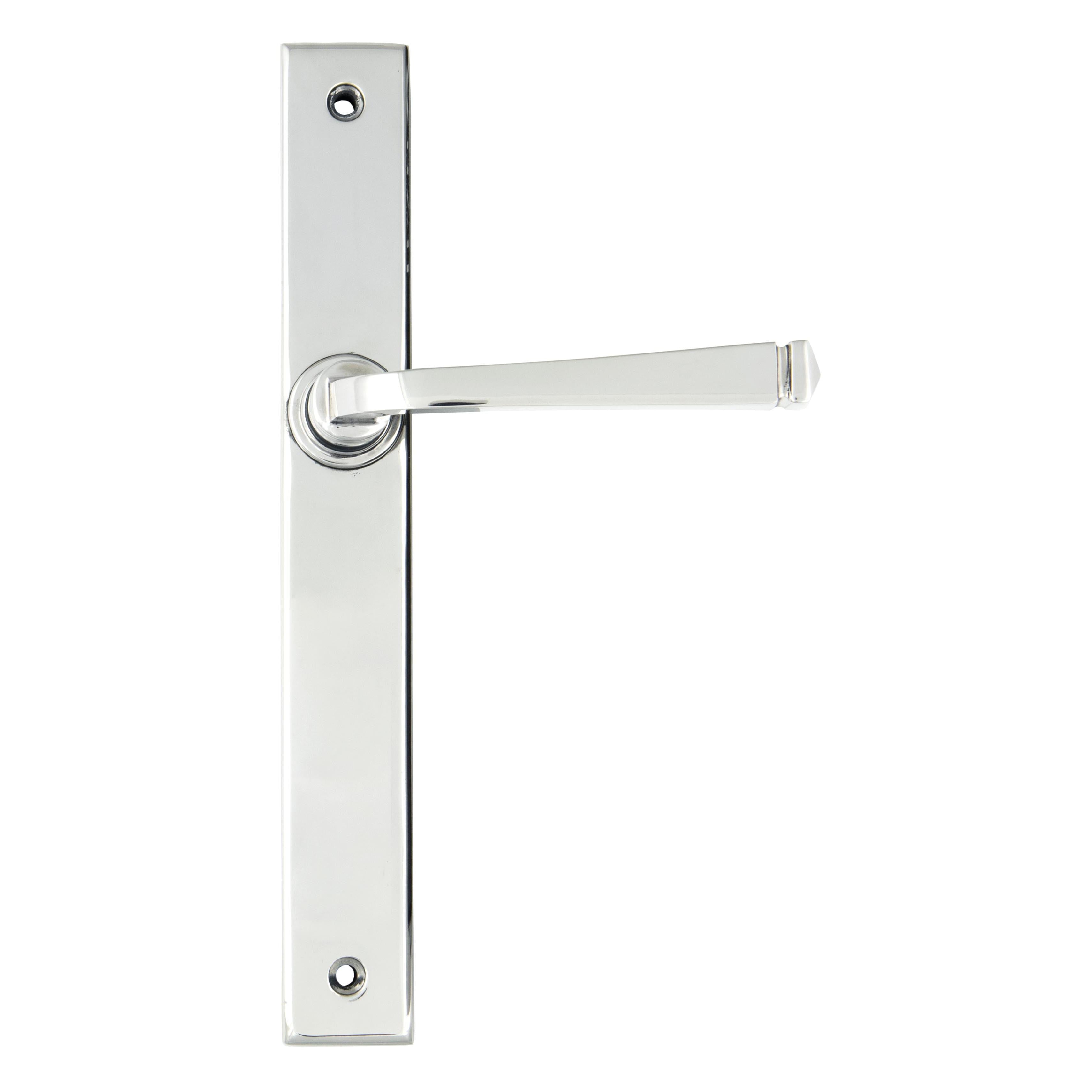 Polished Chrome Avon Slimline Lever Latch Set | From The Anvil - Espagnolette - From The Anvil - Yester Home