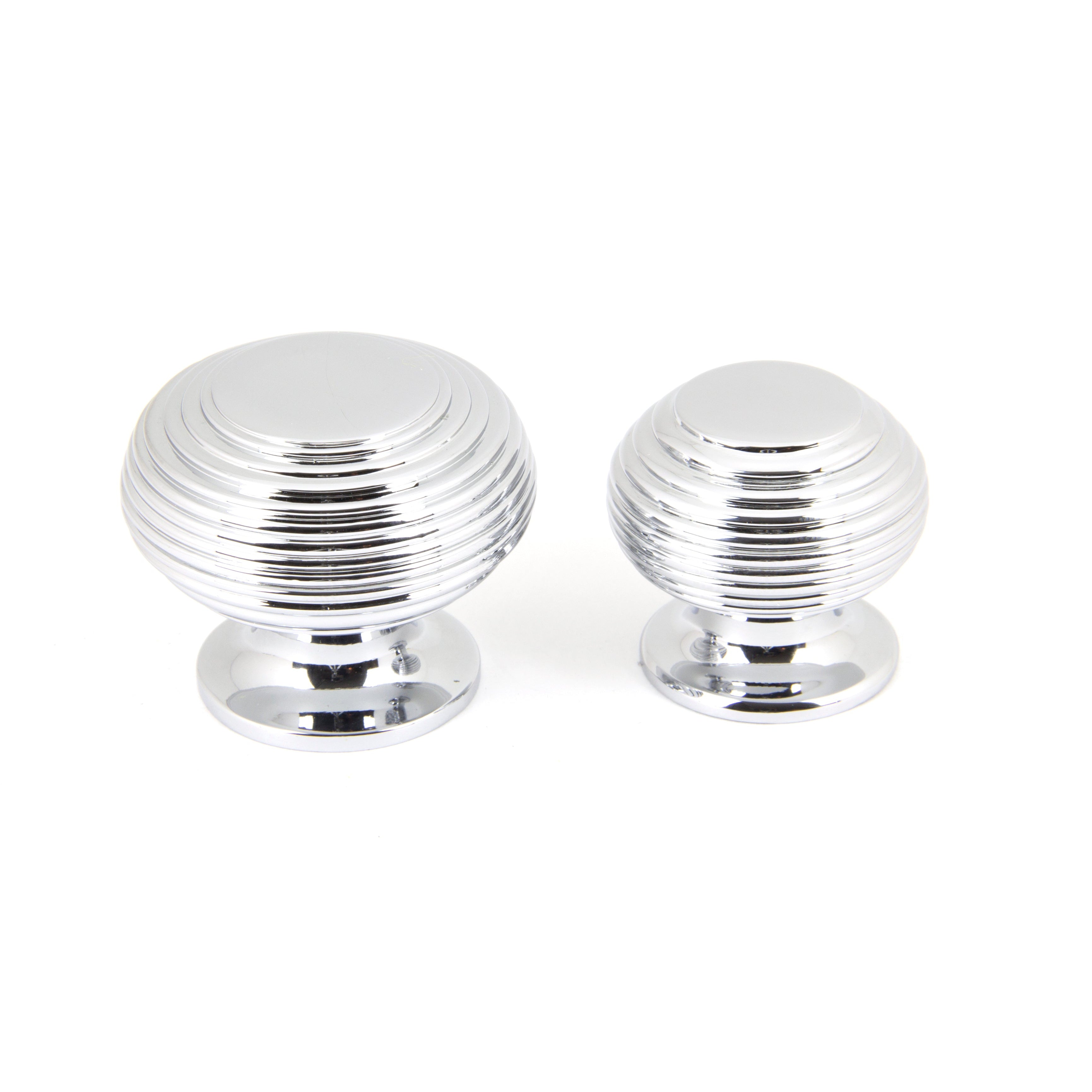 Polished Chrome Beehive Cabinet Knob 30mm | From The Anvil-Cabinet Knobs-Yester Home
