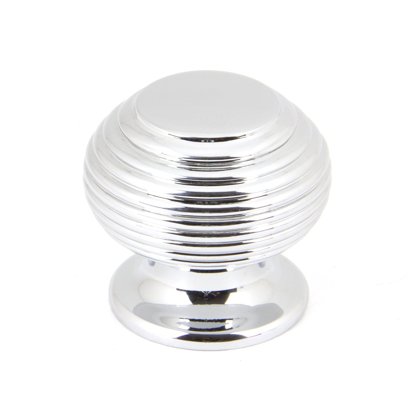 Polished Chrome Beehive Cabinet Knob 30mm | From The Anvil-Cabinet Knobs-Yester Home
