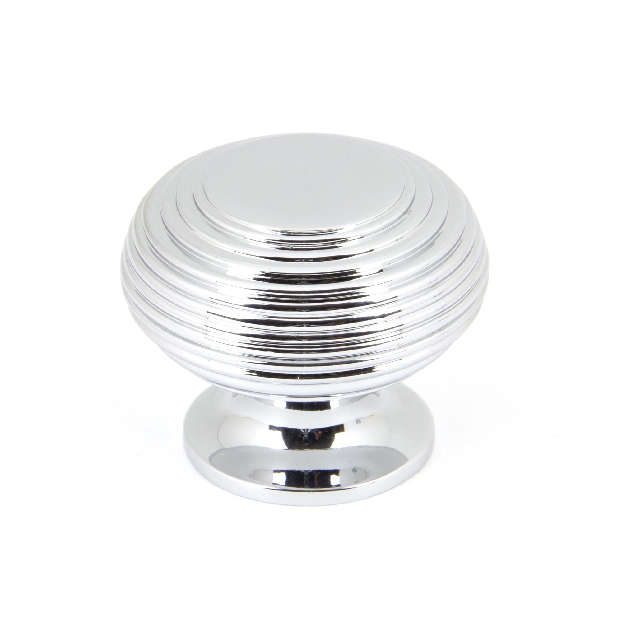 Polished Chrome Beehive Cabinet Knob 40mm | From The Anvil - Cabinet Knobs - From The Anvil - Yester Home