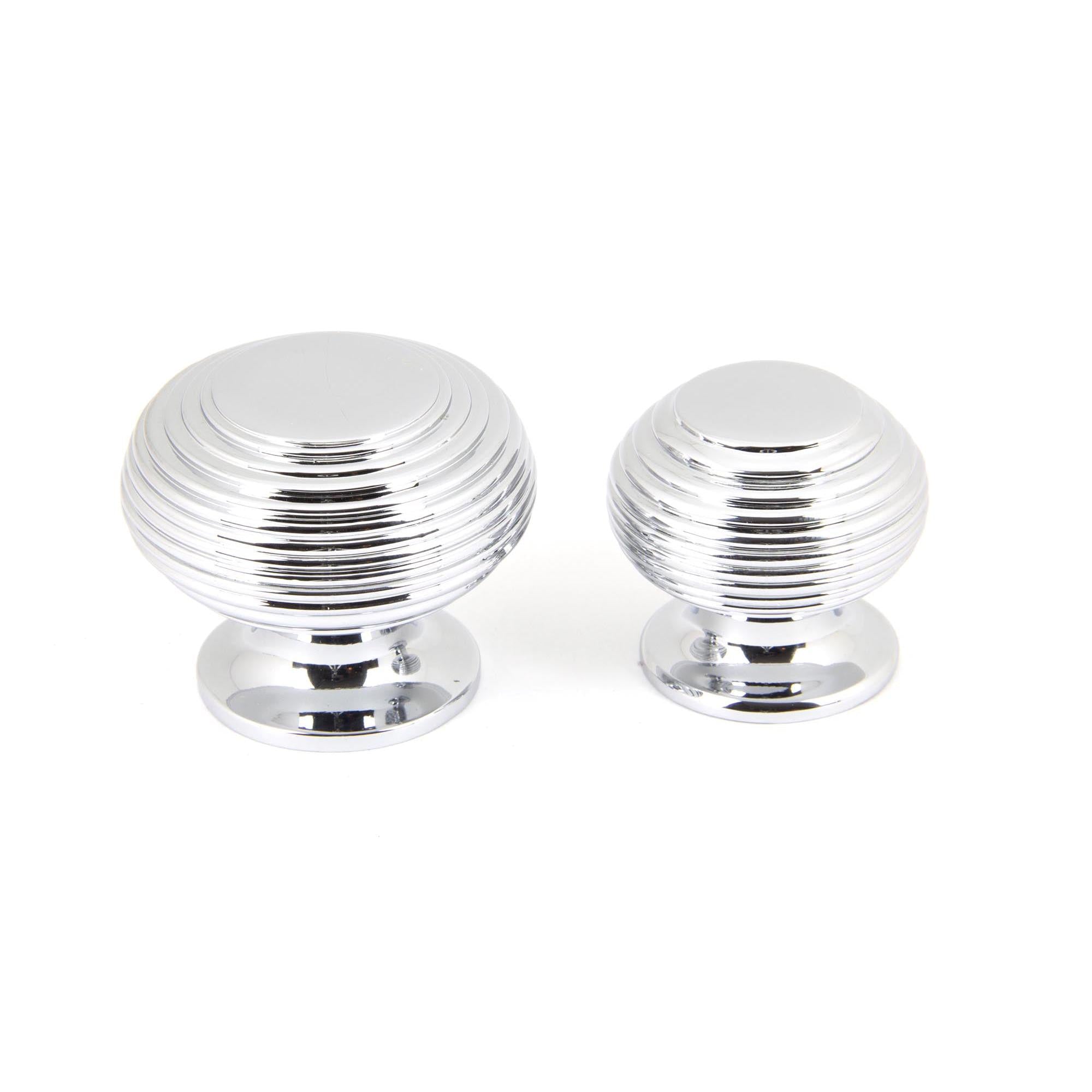 Polished Chrome Beehive Cabinet Knob 40mm | From The Anvil - Cabinet Knobs - From The Anvil - Yester Home