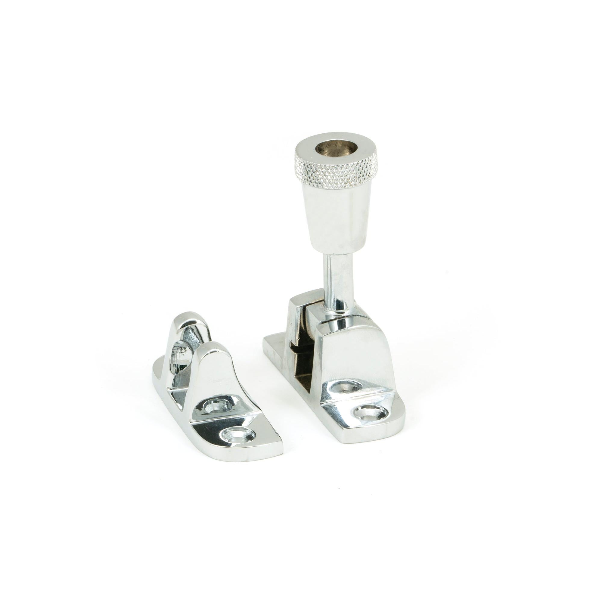Polished Chrome Brompton Brighton Fastener (Radiused) | From The Anvil - Fasteners - From The Anvil - Yester Home