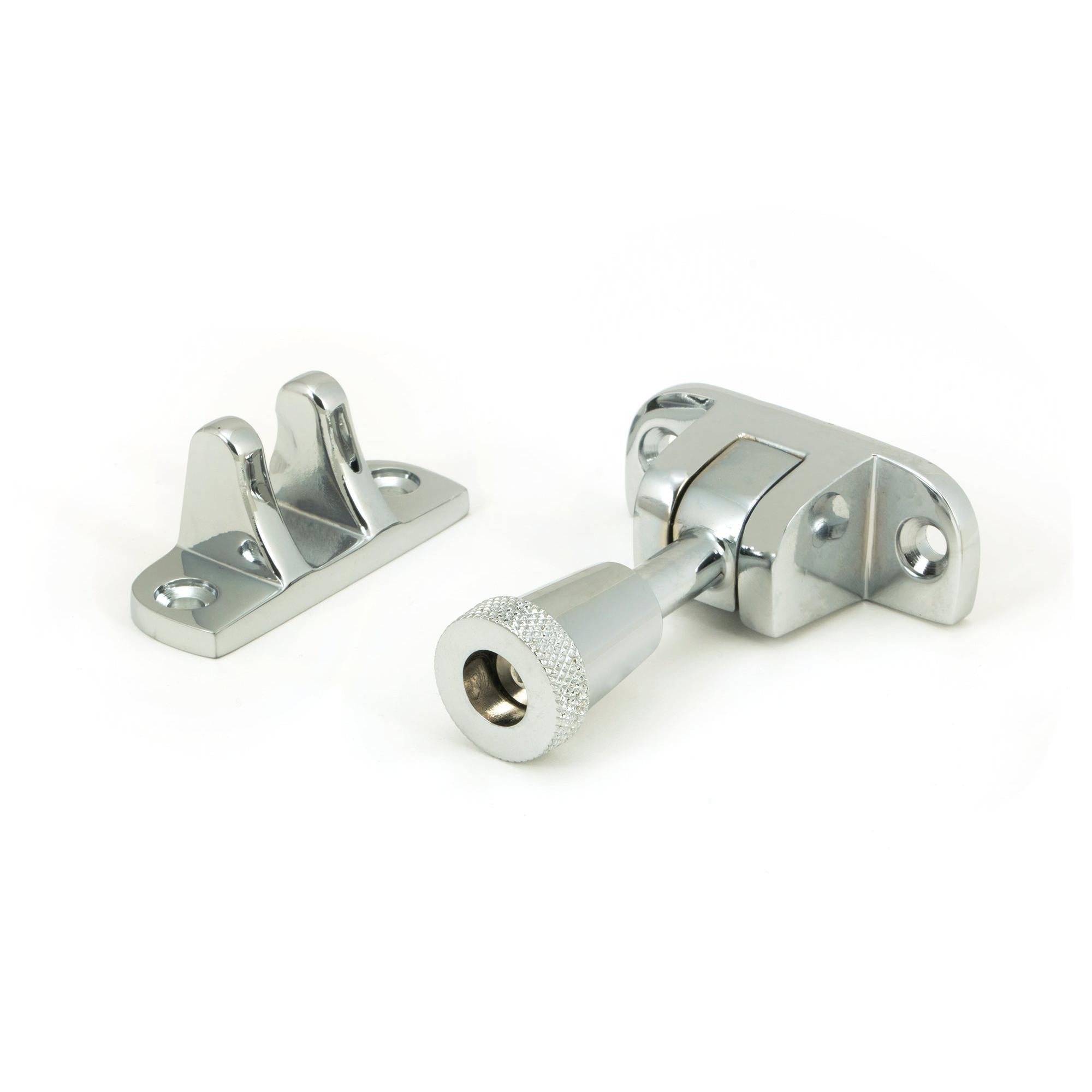 Polished Chrome Brompton Brighton Fastener (Radiused) | From The Anvil - Fasteners - From The Anvil - Yester Home