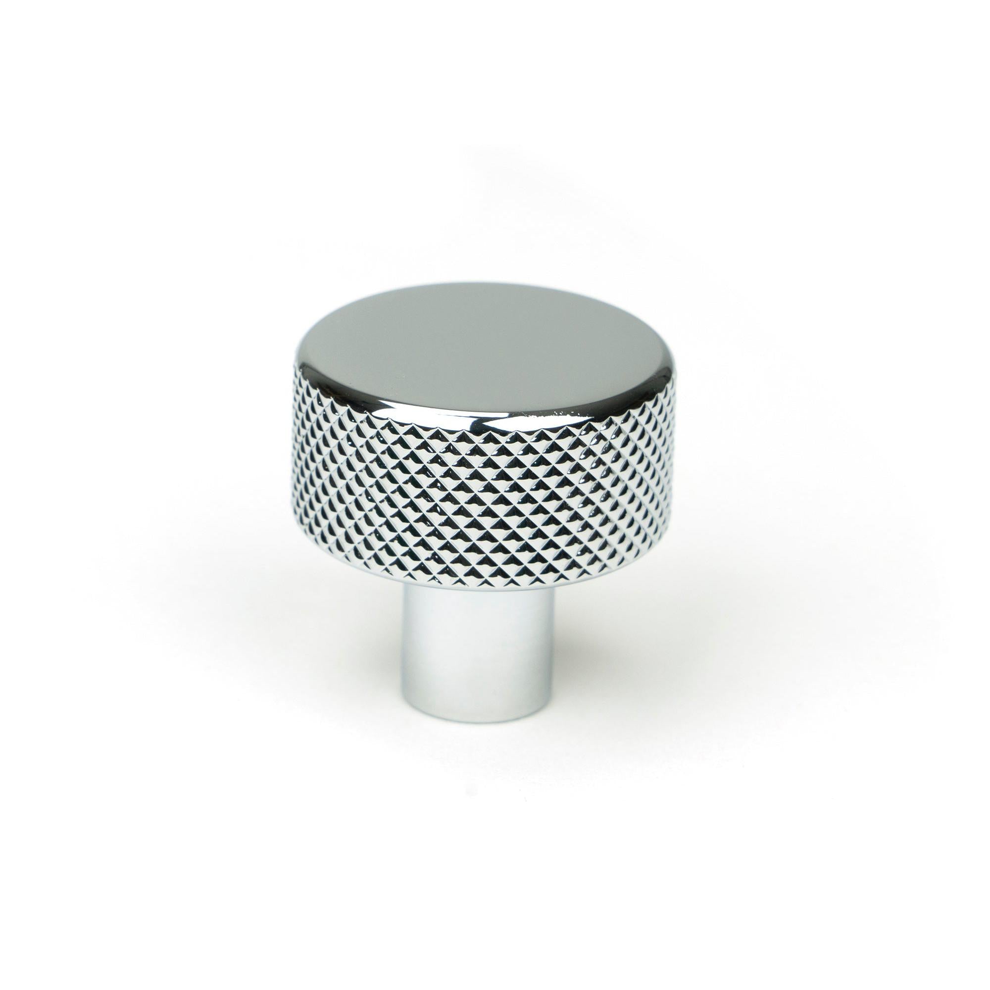 Polished Chrome Brompton Cabinet Knob - 25mm (No rose) | From The Anvil - Cabinet Knobs - From The Anvil - Yester Home