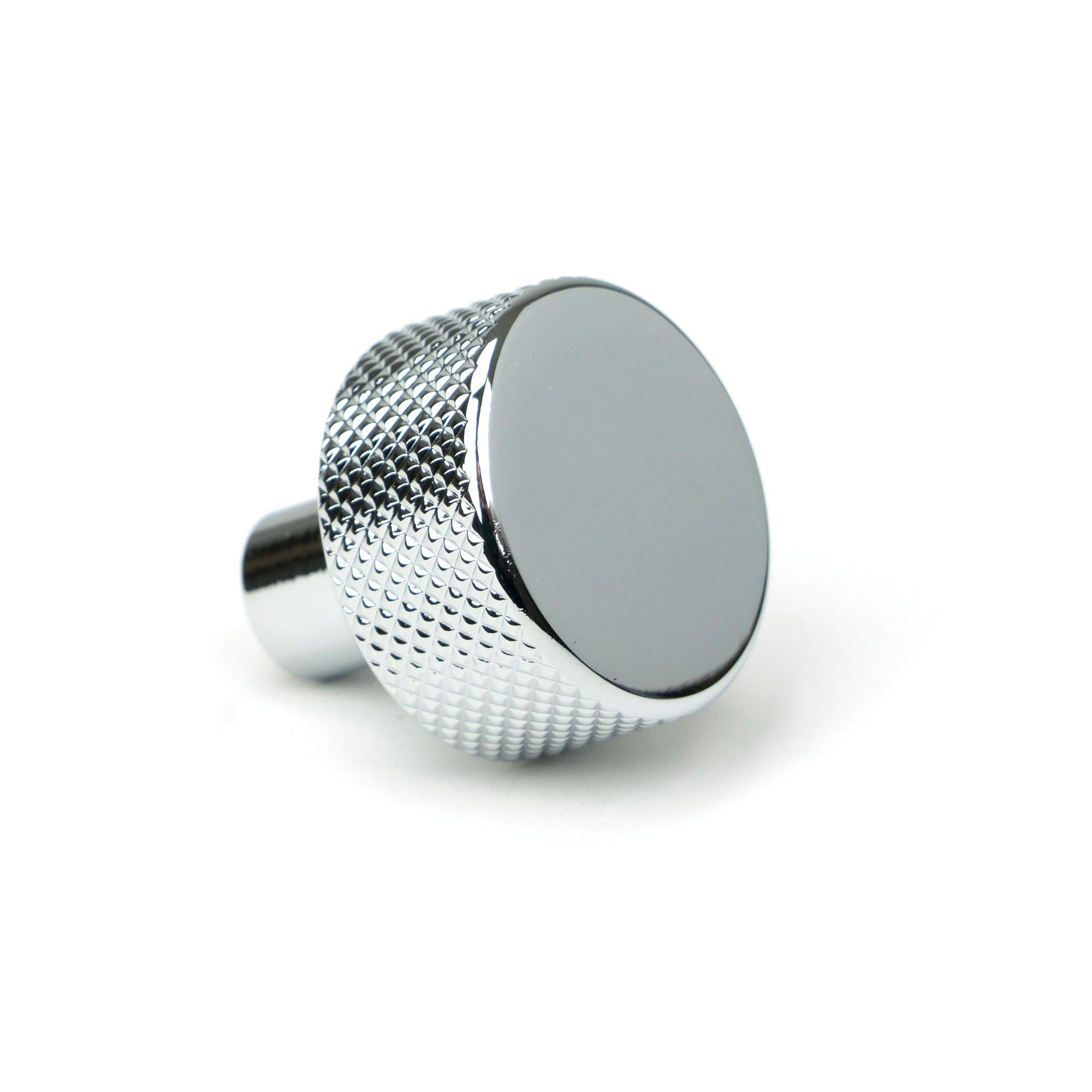Polished Chrome Brompton Cabinet Knob - 25mm (No rose) | From The Anvil - Cabinet Knobs - From The Anvil - Yester Home