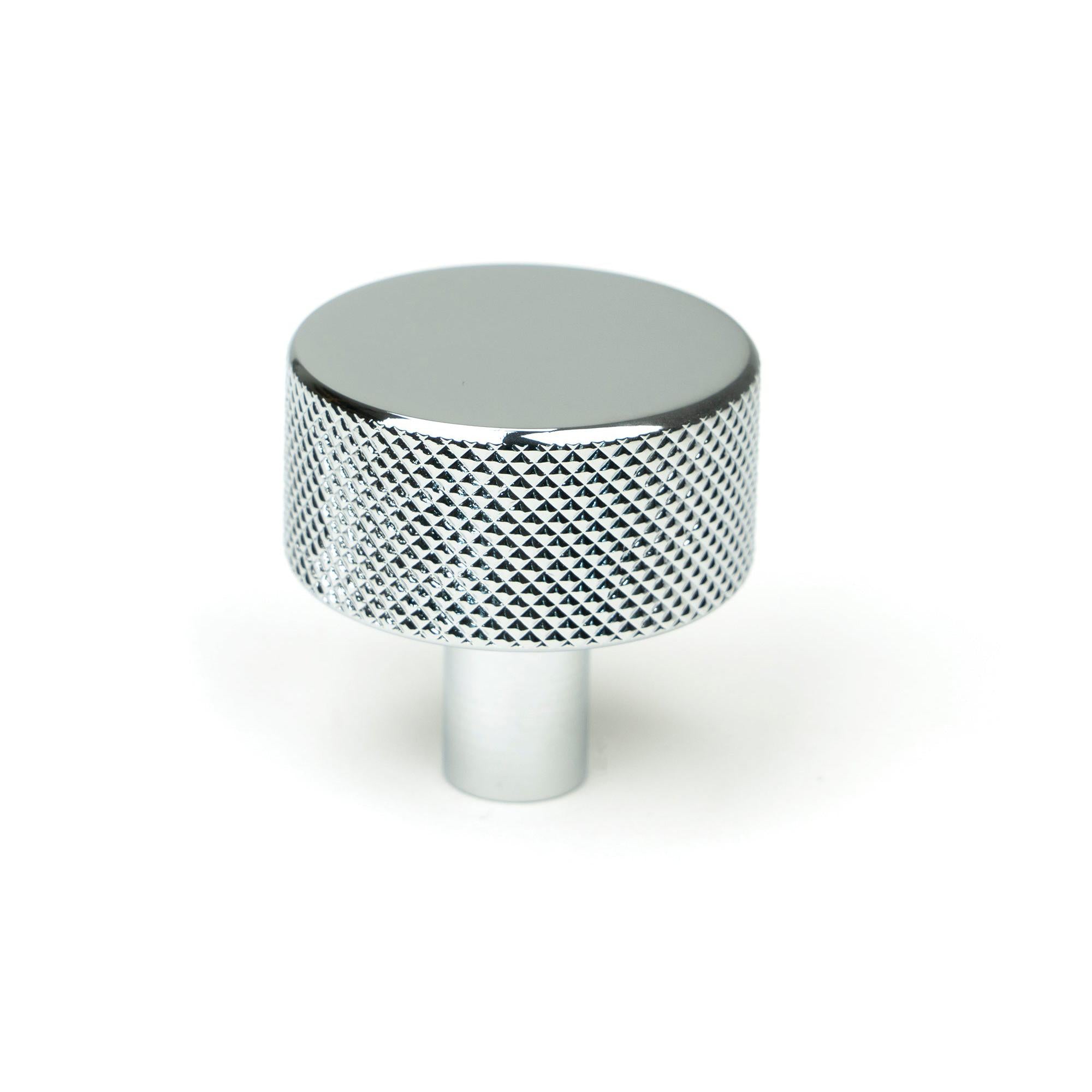 Polished Chrome Brompton Cabinet Knob - 32mm (No rose) | From The Anvil - Cabinet Knobs - From The Anvil - Yester Home