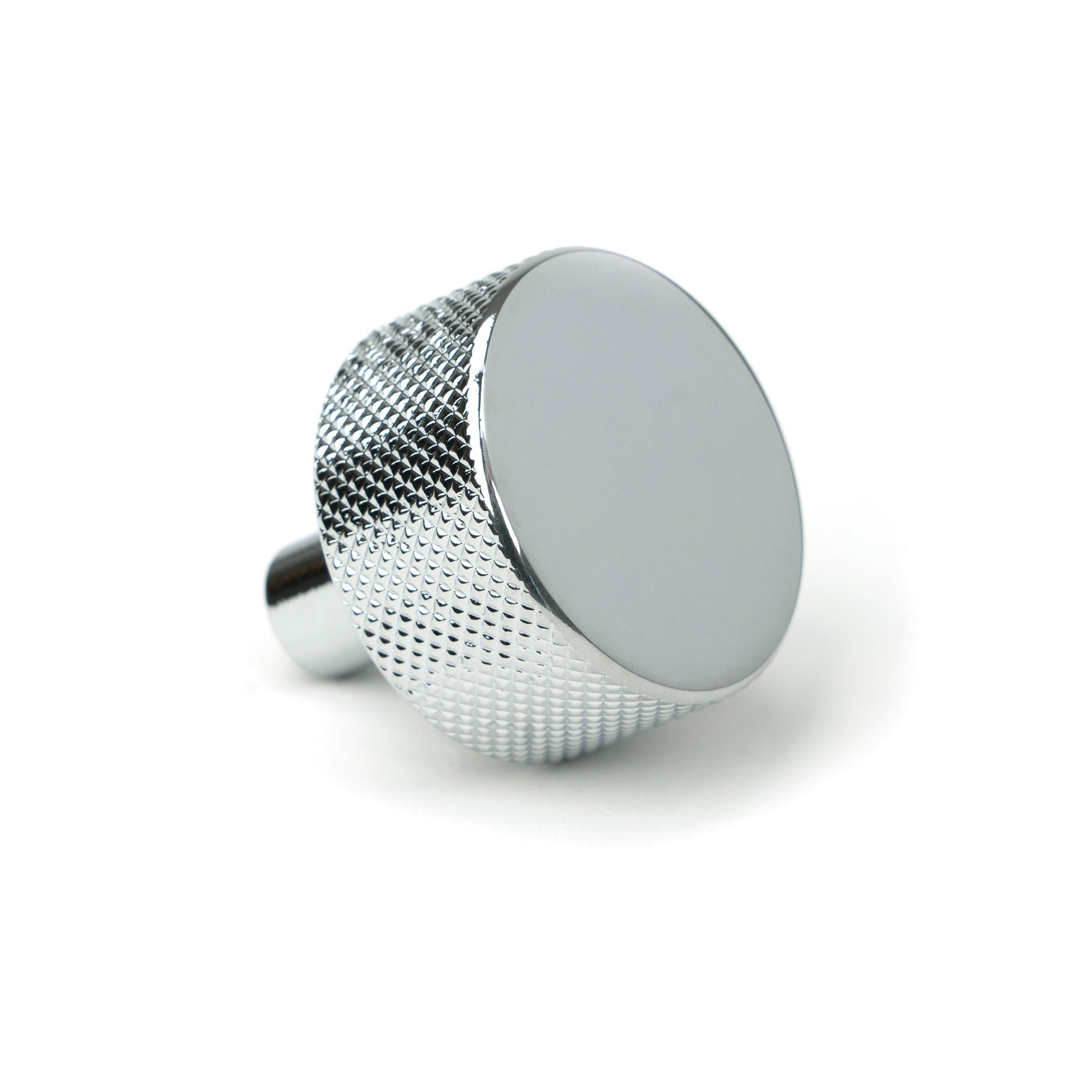 Polished Chrome Brompton Cabinet Knob - 32mm (No rose) | From The Anvil-Cabinet Knobs-Yester Home