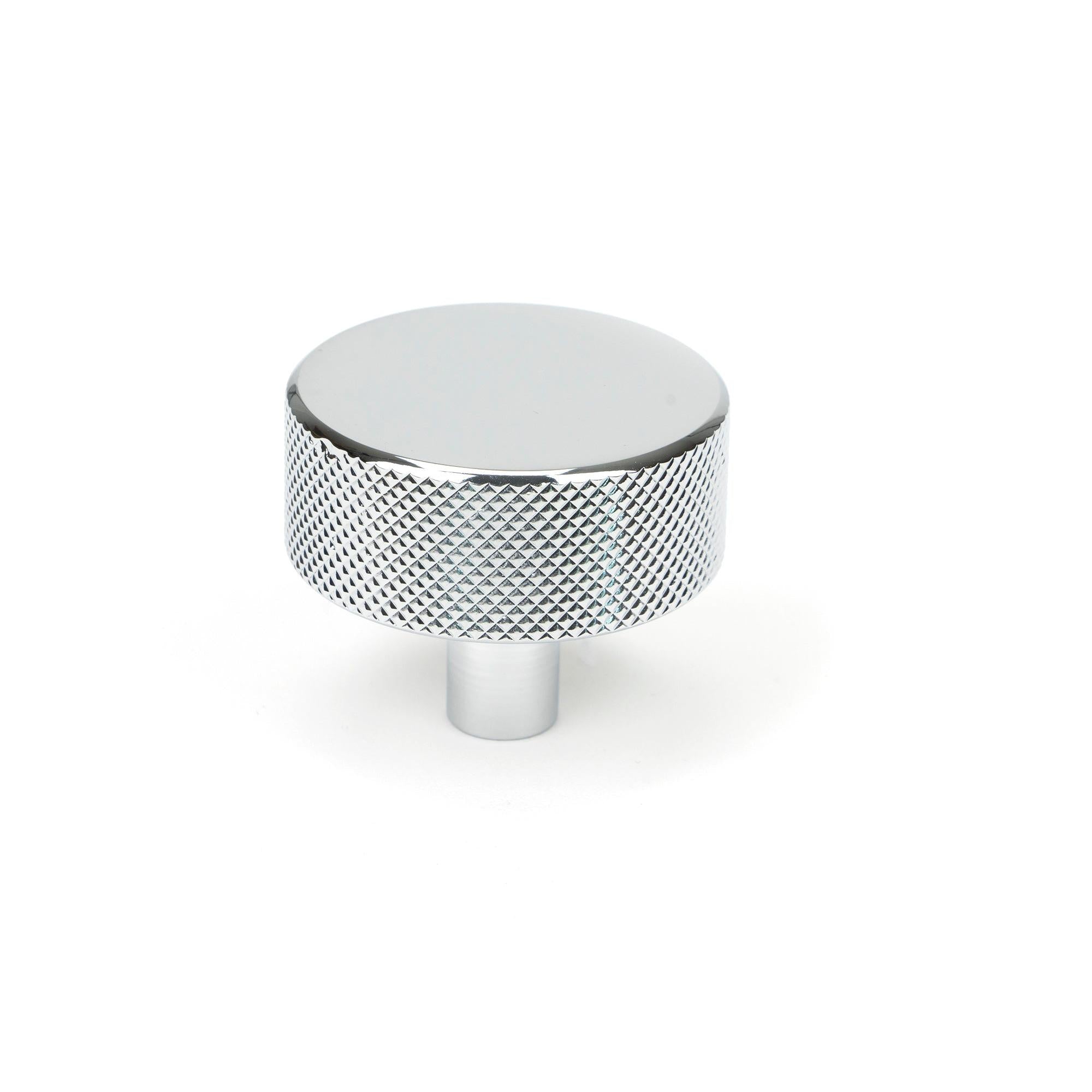 Polished Chrome Brompton Cabinet Knob - 38mm (No rose) | From The Anvil - Cabinet Knobs - From The Anvil - Yester Home