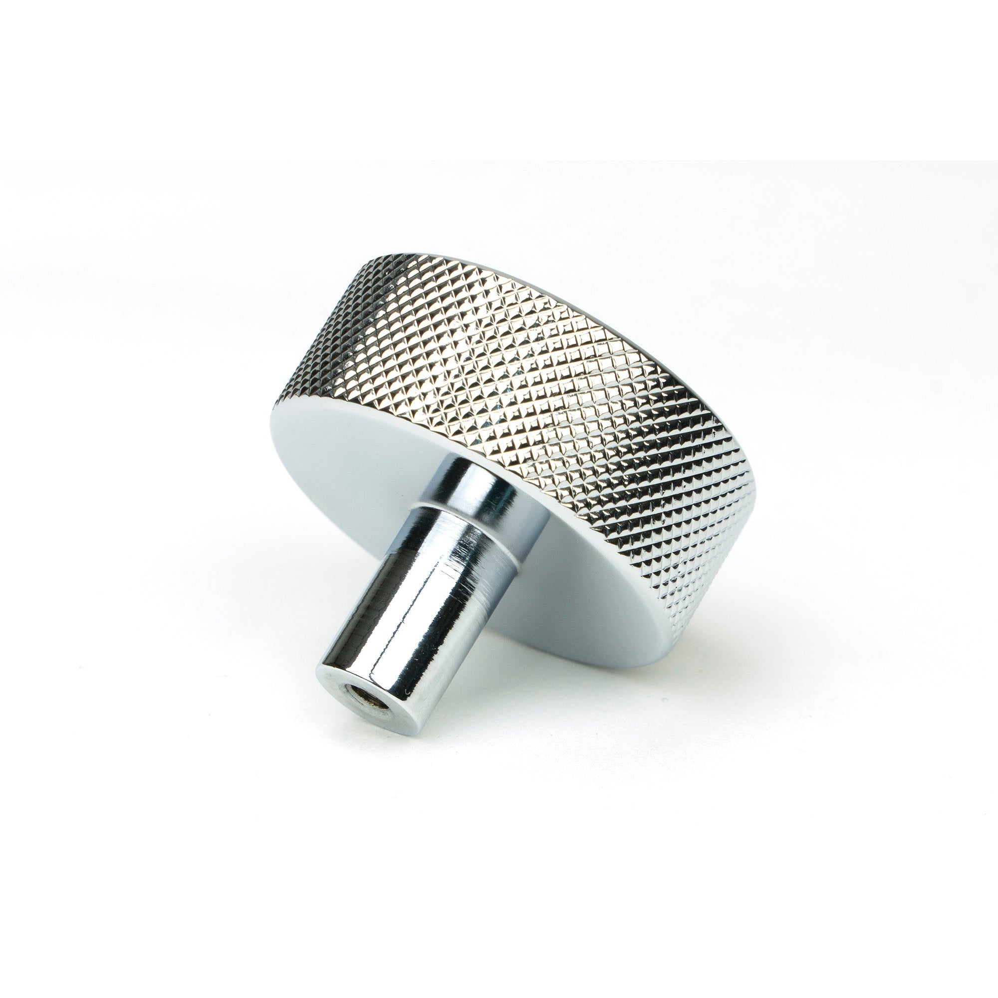 Polished Chrome Brompton Cabinet Knob - 38mm (No rose) | From The Anvil-Cabinet Knobs-Yester Home