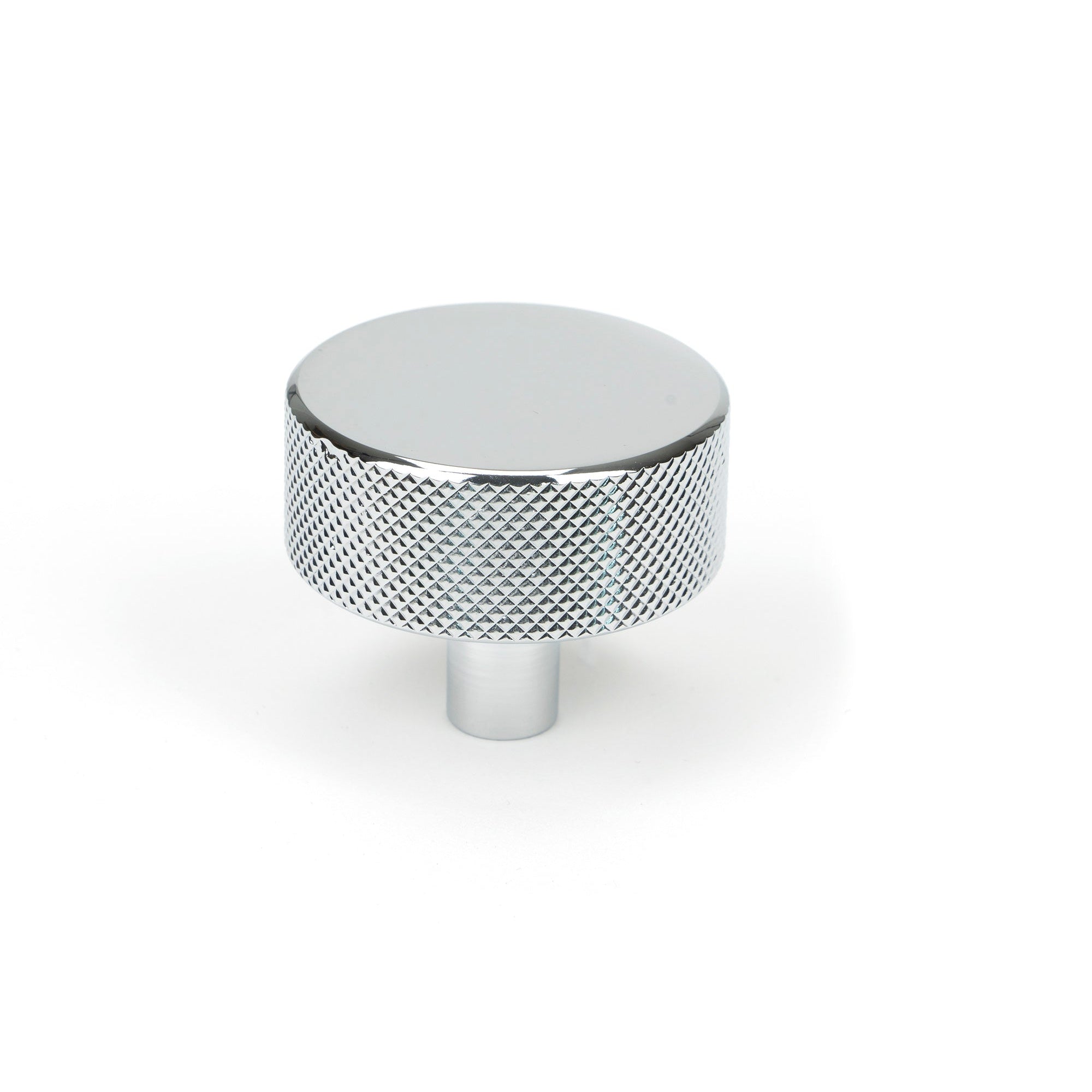 Polished Chrome Brompton Cabinet Knob - 38mm (No rose) | From The Anvil-Cabinet Knobs-Yester Home