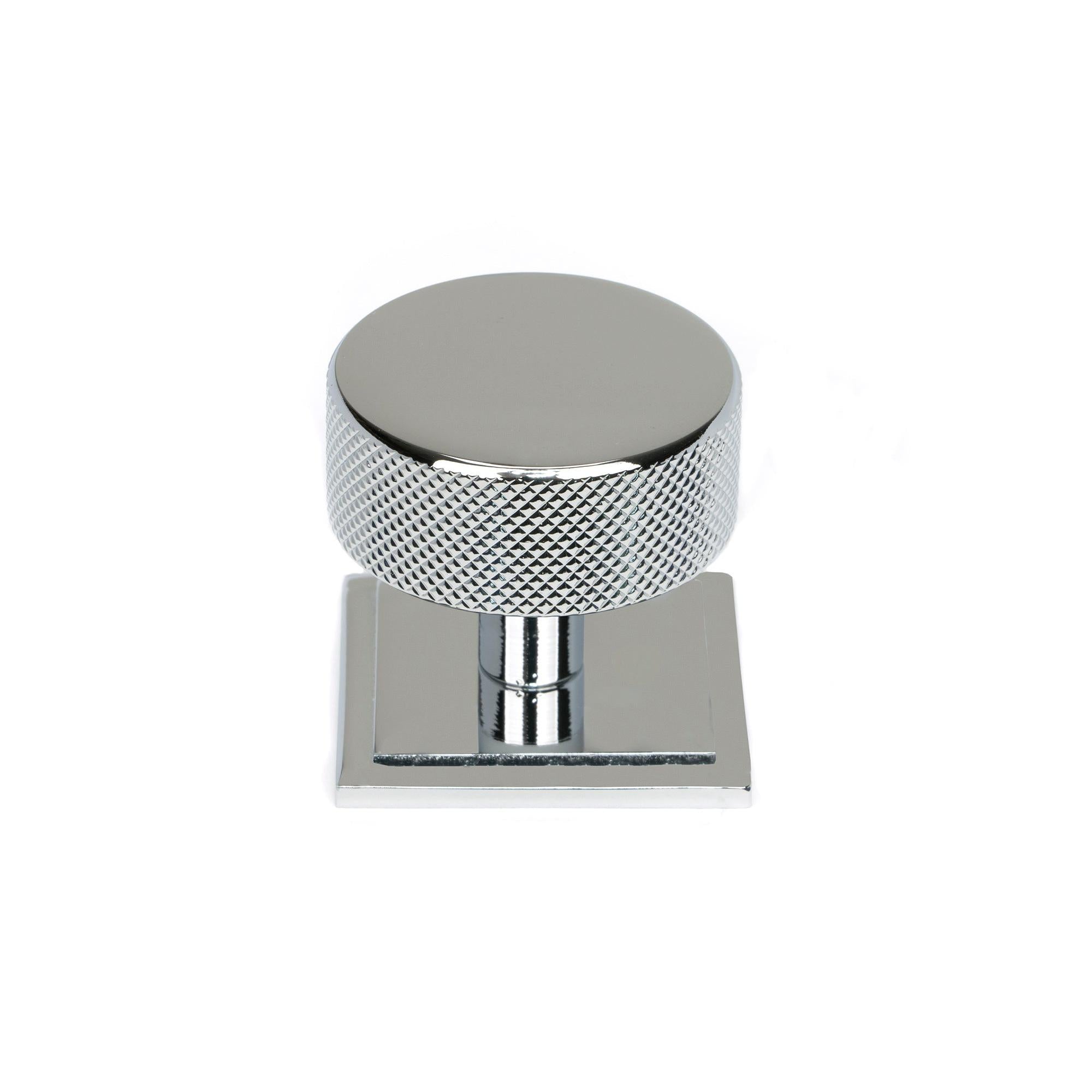 Polished Chrome Brompton Cabinet Knob - 38mm (Square) | From The Anvil - Cabinet Knobs - From The Anvil - Yester Home