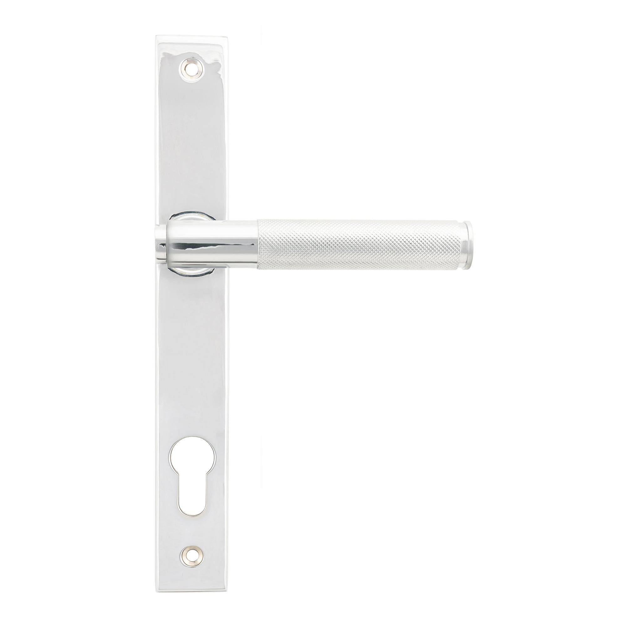 Polished Chrome Brompton Slimline Lever Espag. Lock Set | From The Anvil - Espagnolette - From The Anvil - Yester Home