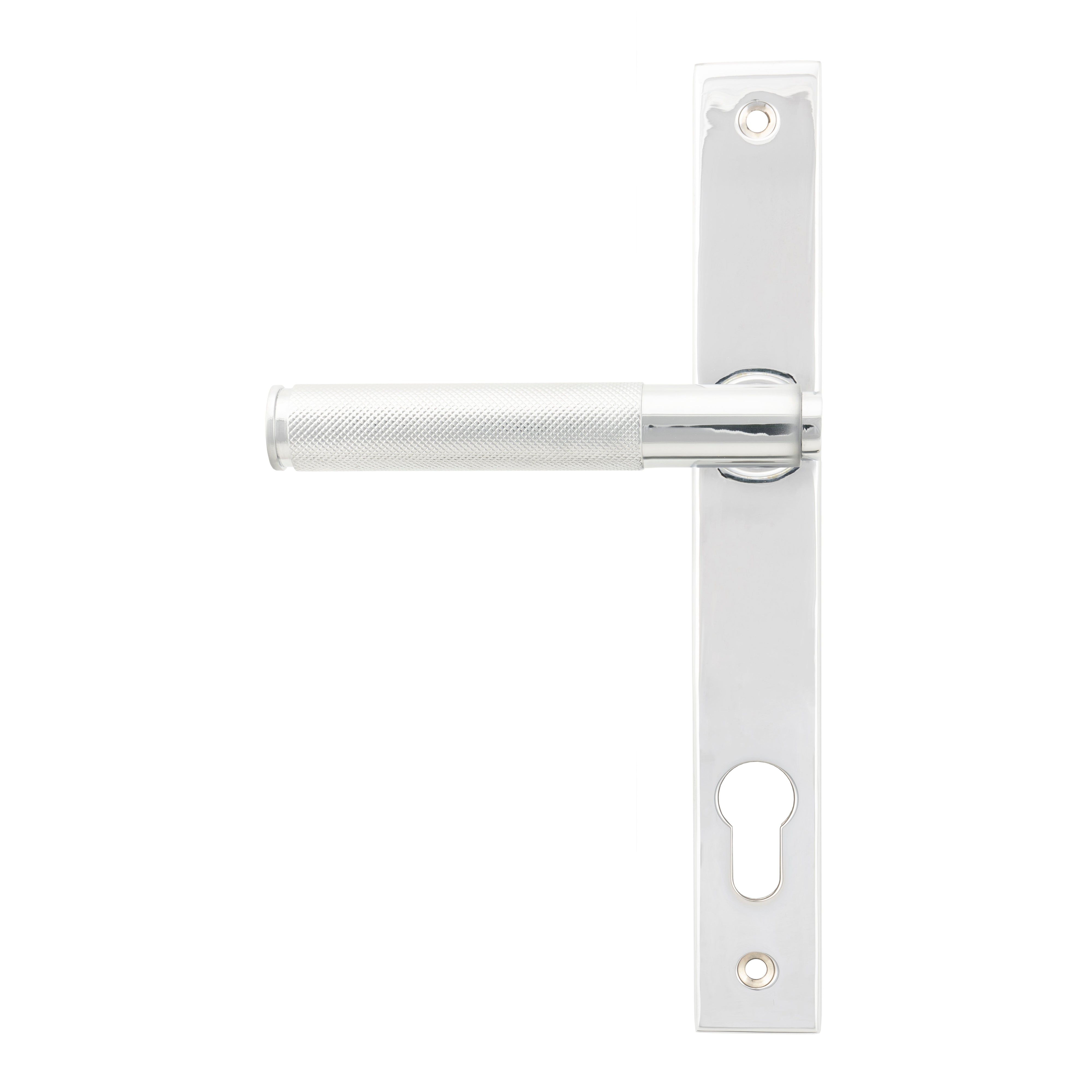 Polished Chrome Brompton Slimline Lever Espag. Lock Set | From The Anvil-Espagnolette-Yester Home