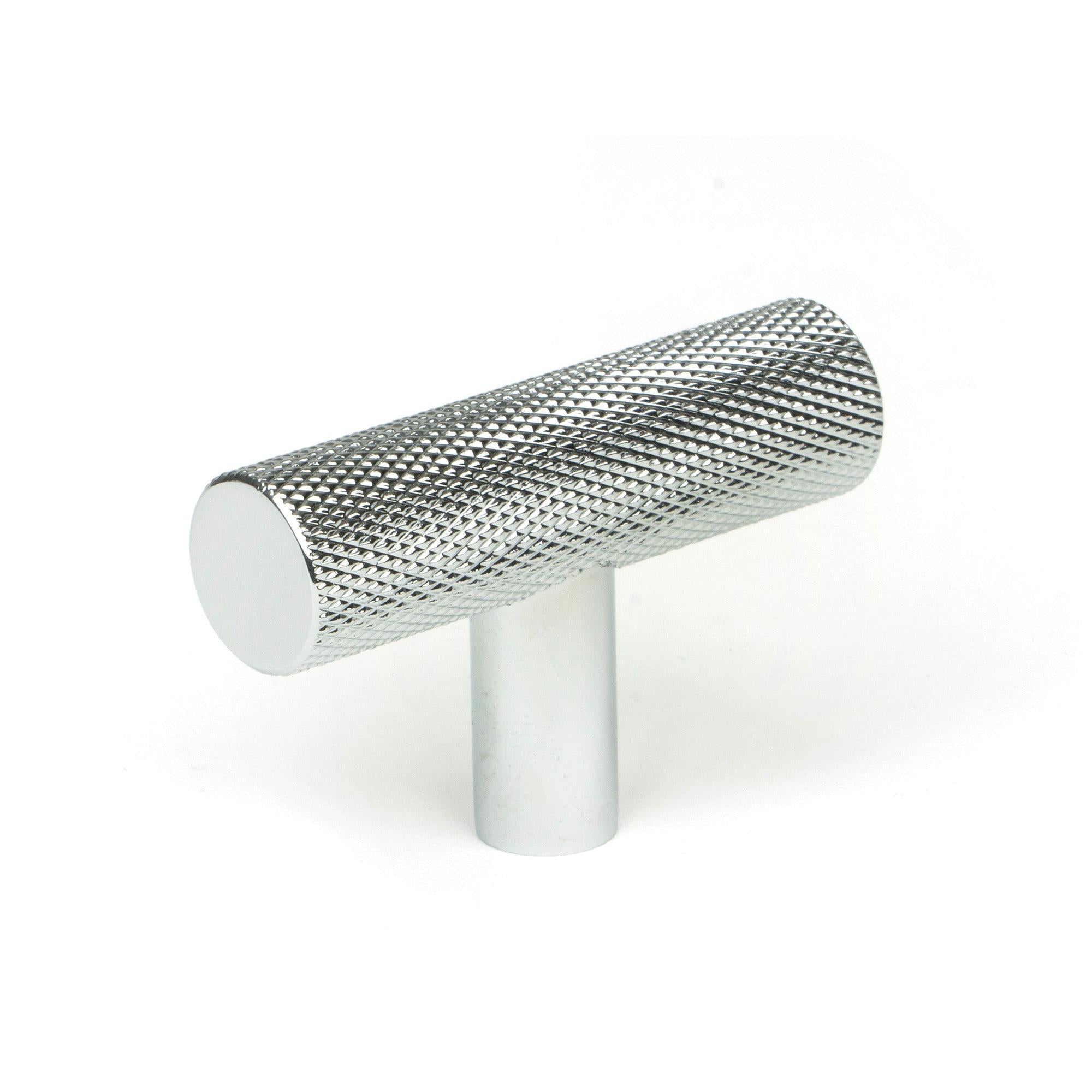 Polished Chrome Brompton T-Bar | From The Anvil - Cabinet Knobs - From The Anvil - Yester Home