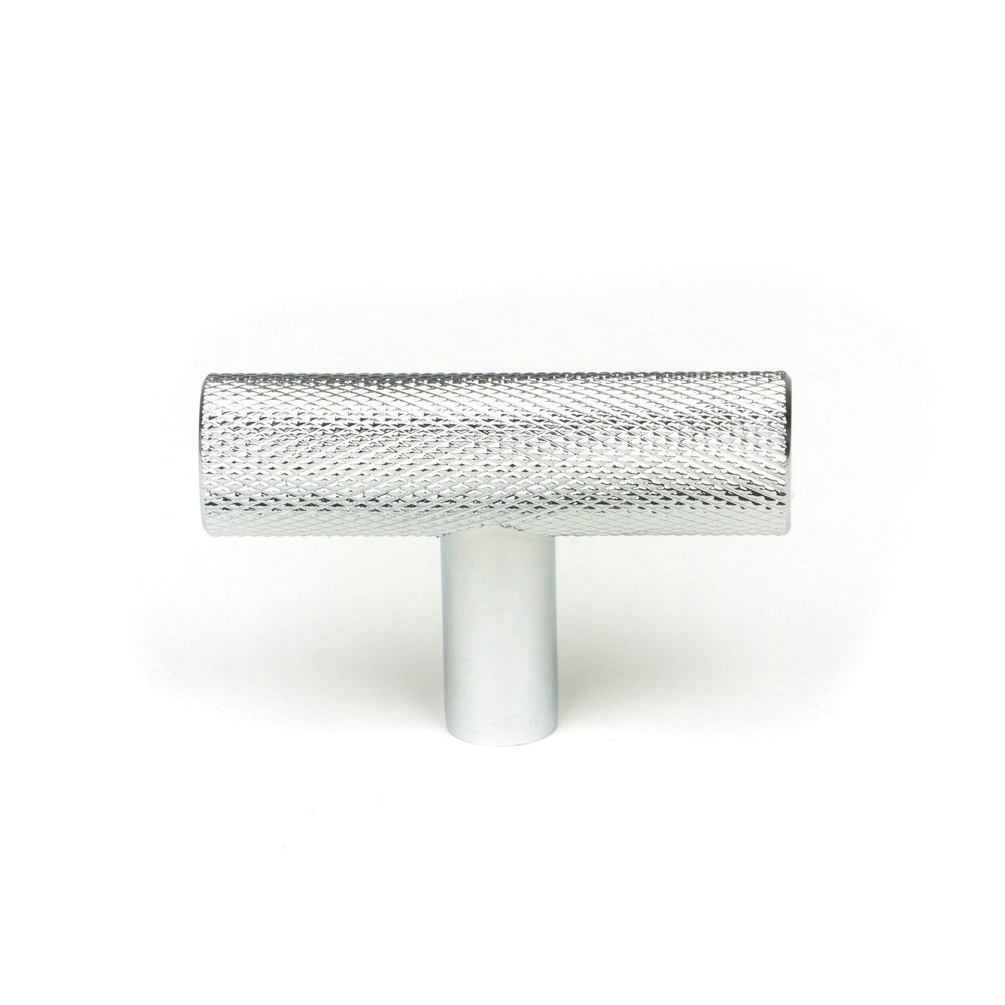 Polished Chrome Brompton T-Bar | From The Anvil-Cabinet Knobs-Yester Home