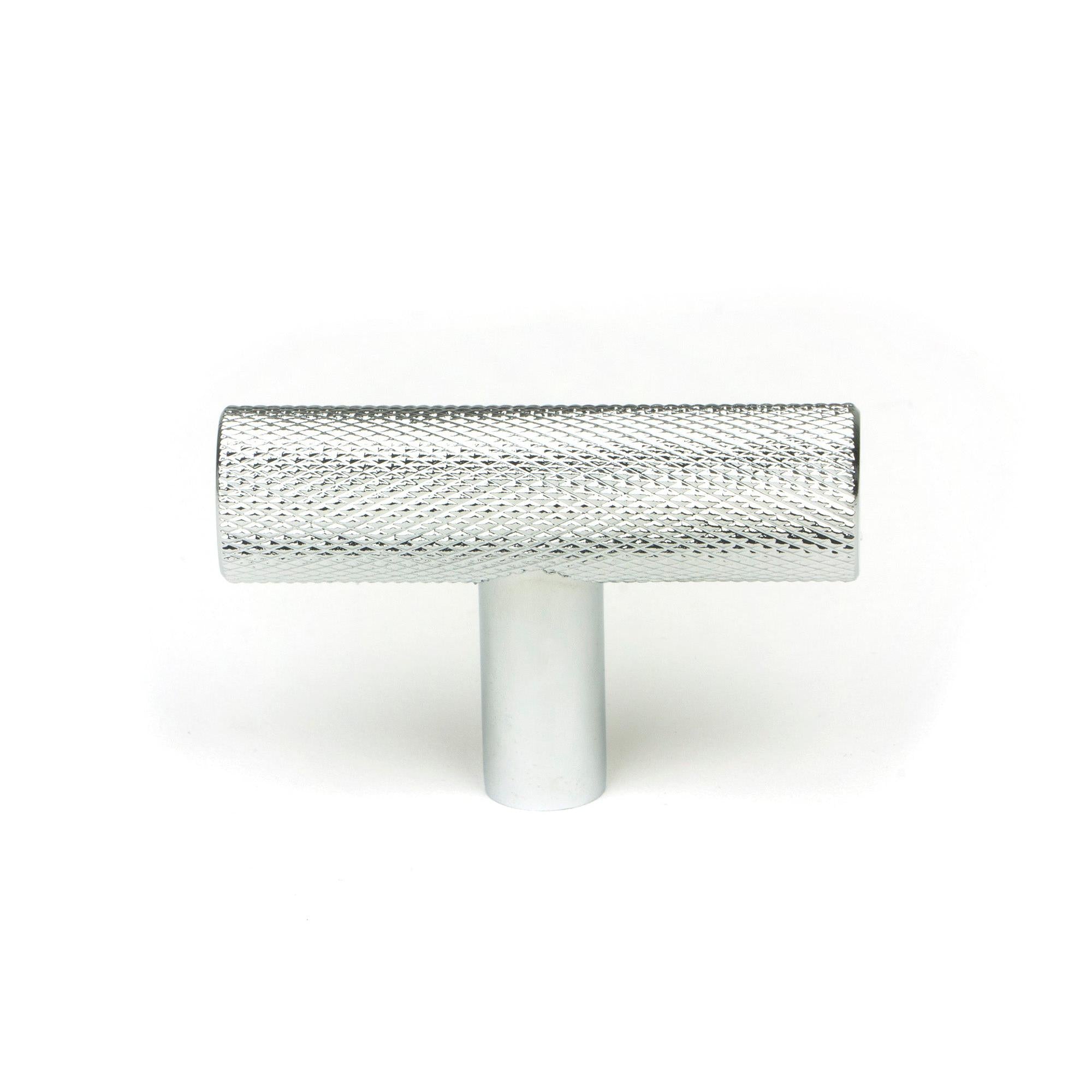 Polished Chrome Brompton T-Bar | From The Anvil - Cabinet Knobs - From The Anvil - Yester Home