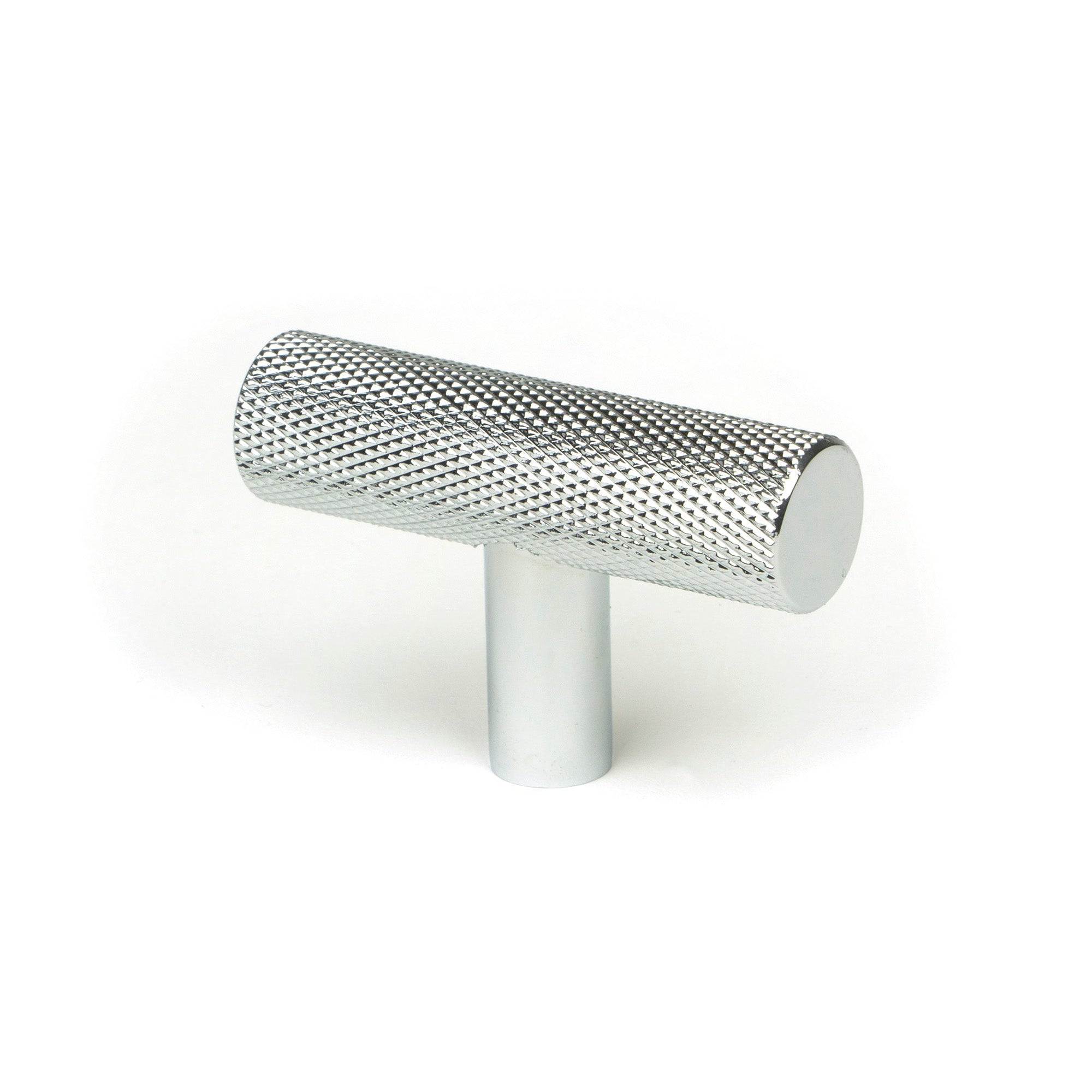 Polished Chrome Brompton T-Bar | From The Anvil-Cabinet Knobs-Yester Home