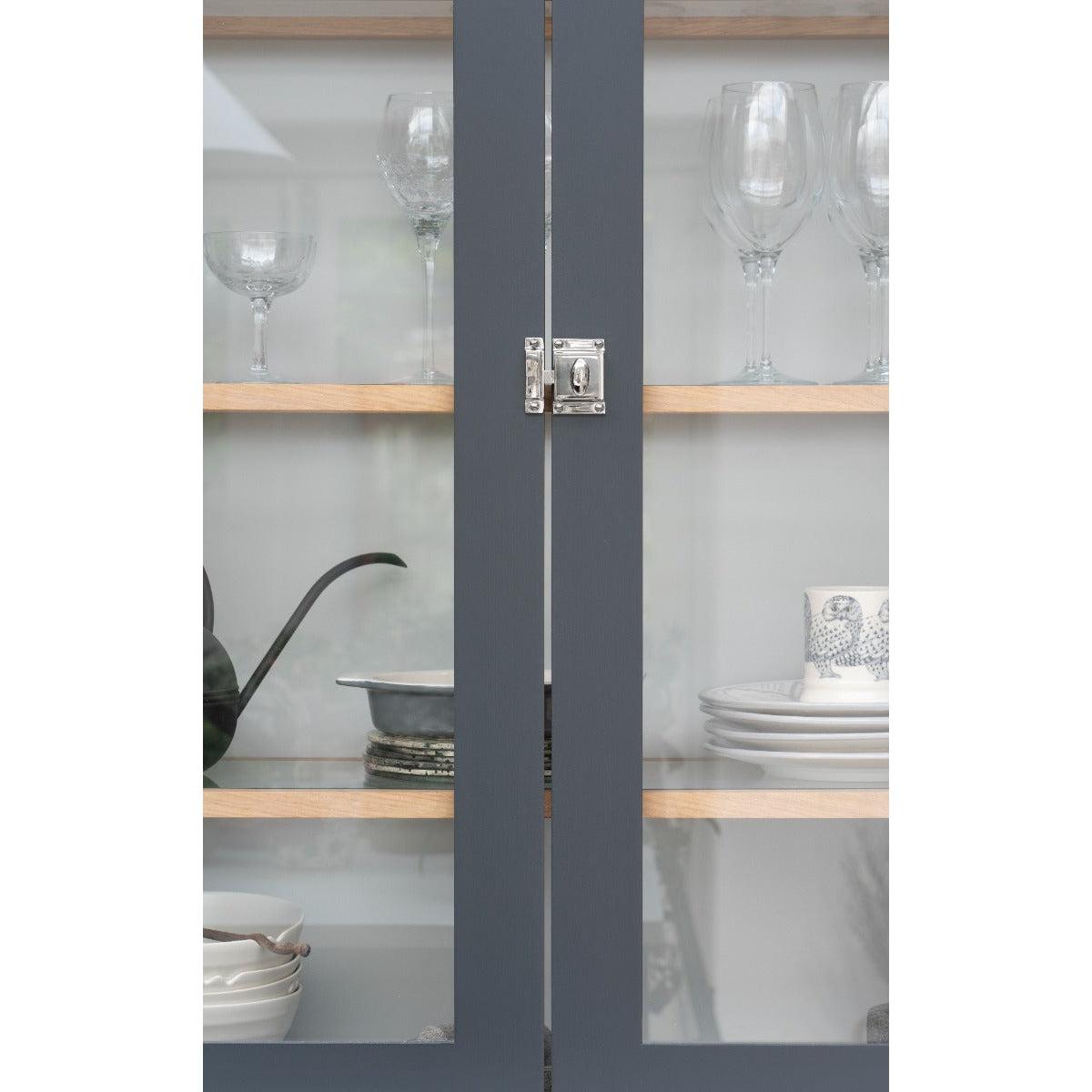 Polished Chrome Cabinet Latch | From The Anvil-Cabinet Latches & Catches-Yester Home