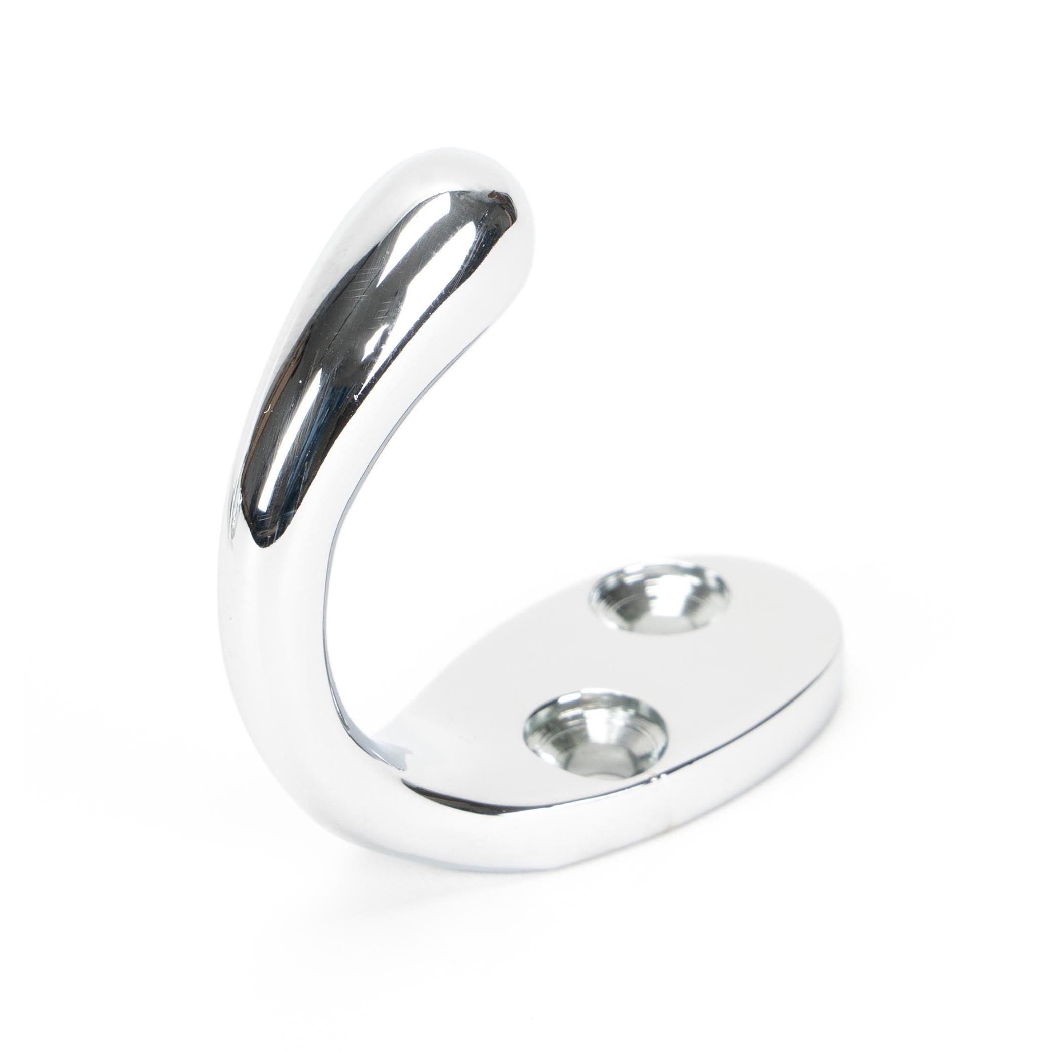 Polished Chrome Celtic Single Robe Hook | From The Anvil - Coat Hooks - From The Anvil - Yester Home