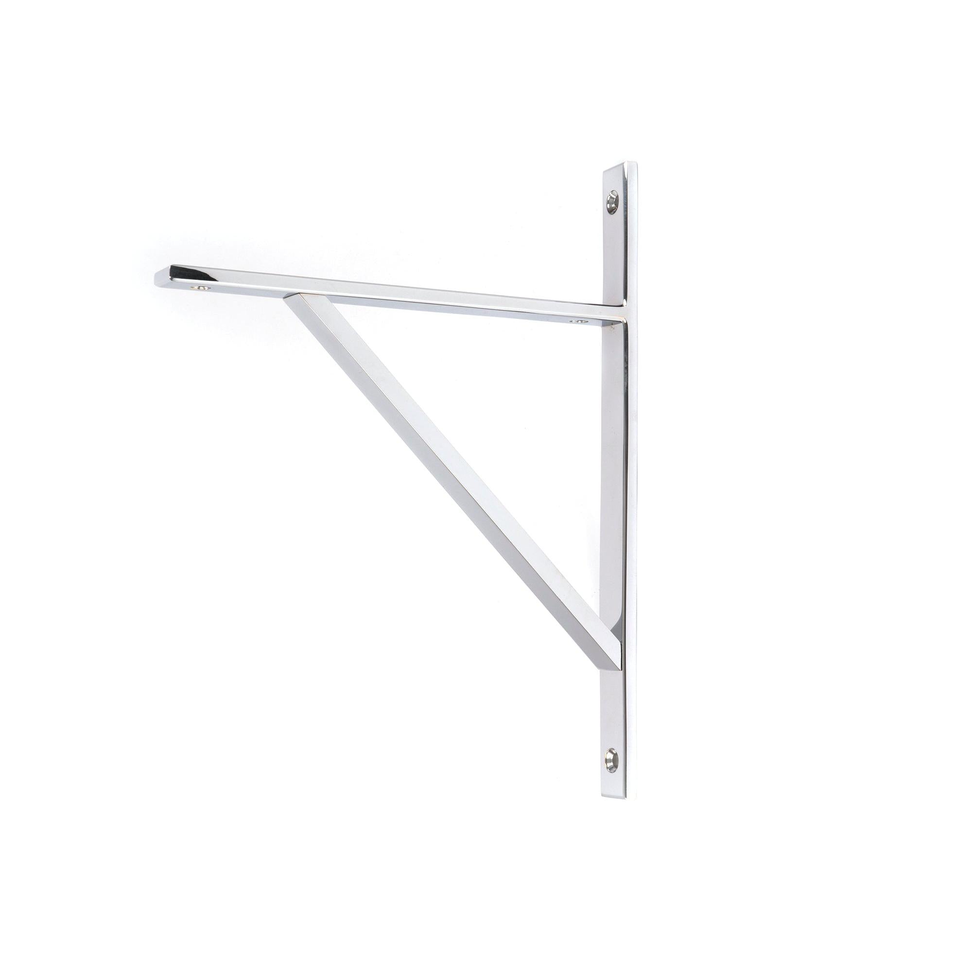 Polished Chrome Chalfont Shelf Bracket (260mm x 200mm) | From The Anvil - Shelf Brackets - From The Anvil - Yester Home