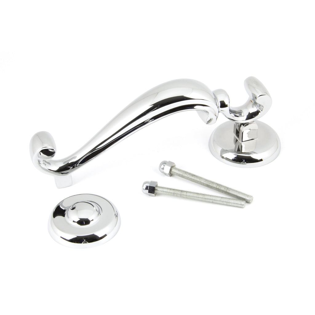 Polished Chrome Doctors Door Knocker | From The Anvil-Bolt-Through Door Knockers-Yester Home
