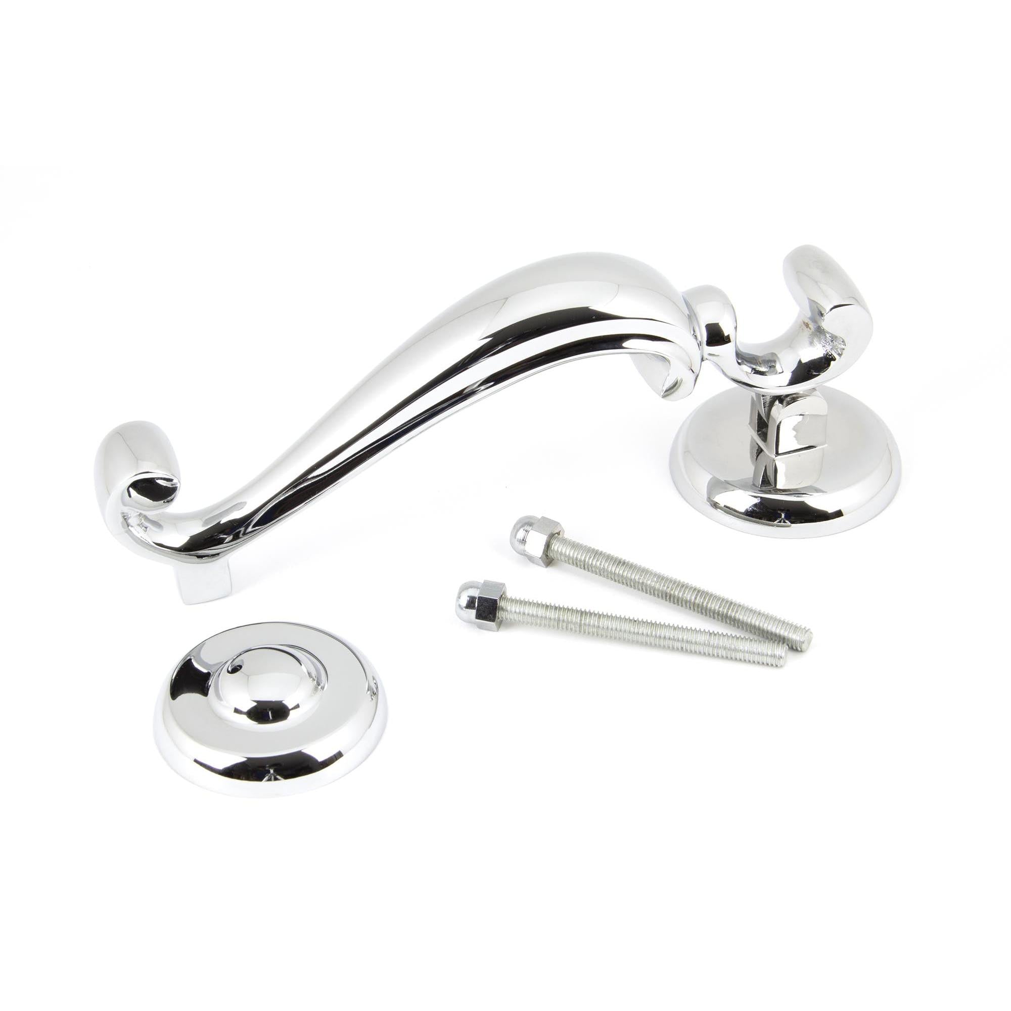 Polished Chrome Doctors Door Knocker | From The Anvil - Bolt-Through Door Knockers - From The Anvil - Yester Home