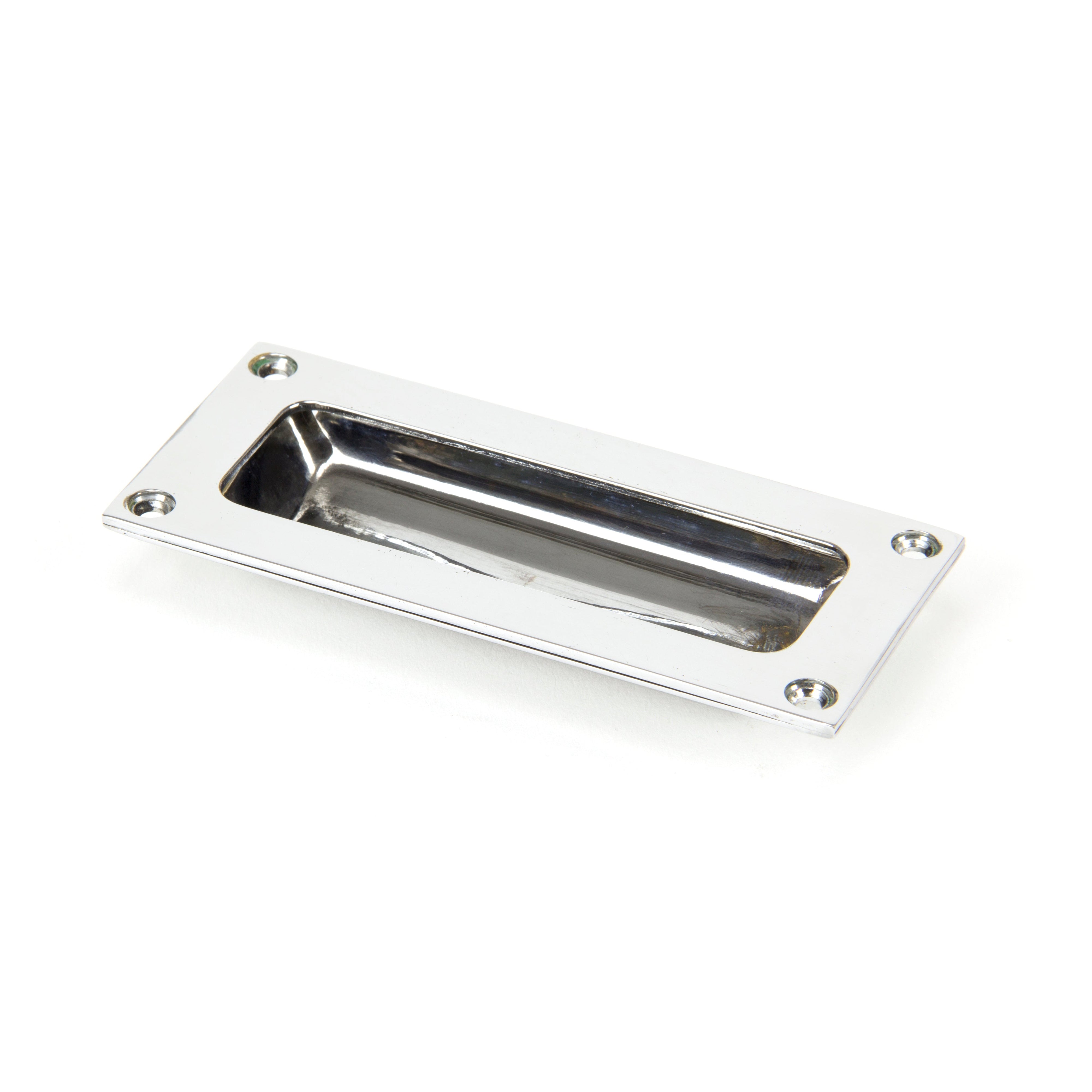 Polished Chrome Flush Handle | From The Anvil-Flush Handles-Yester Home